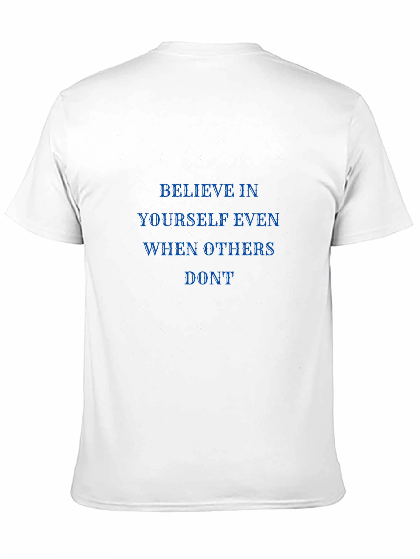 Believe in Yourself Black Tee