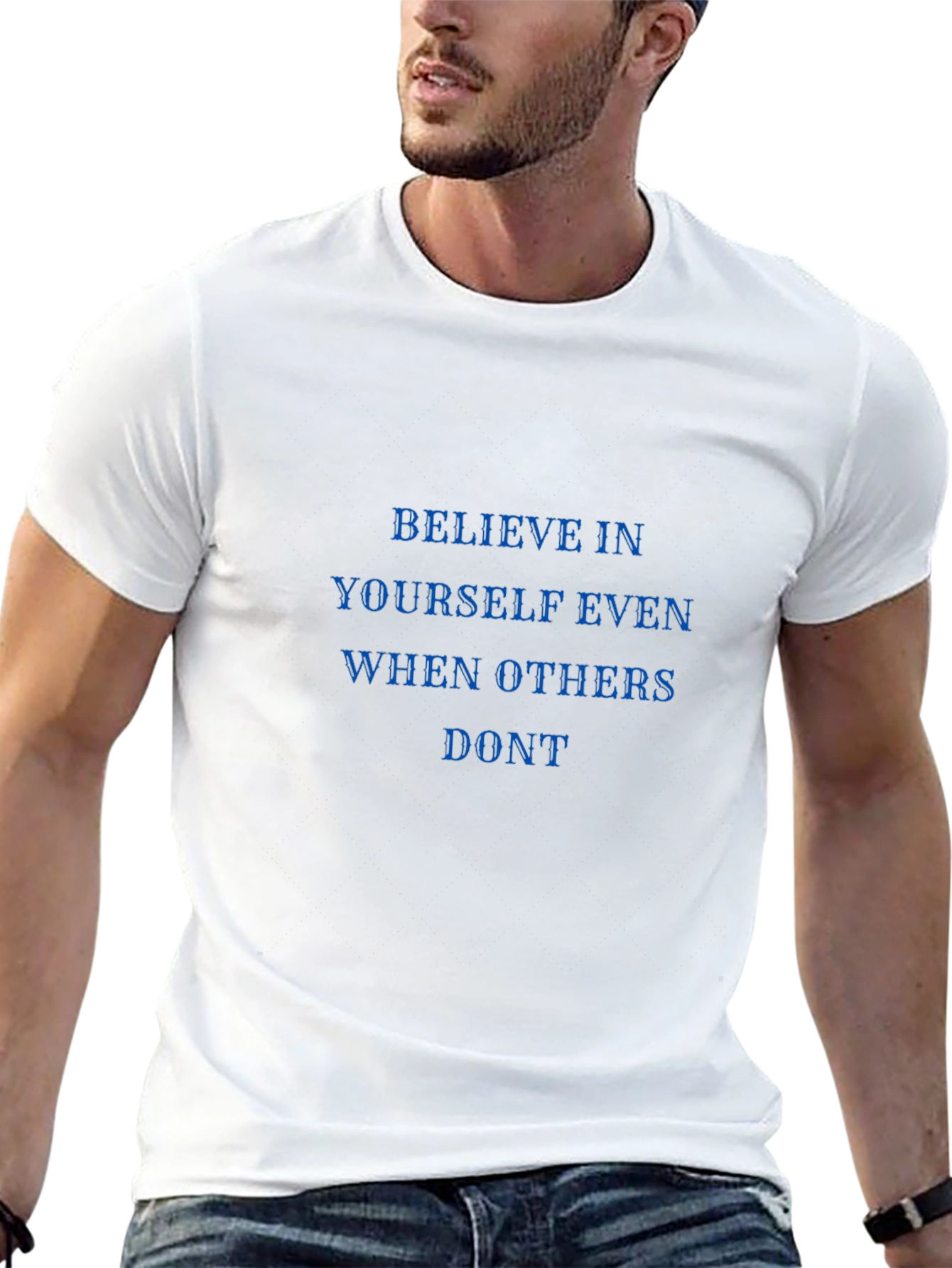 Believe in Yourself Black Tee