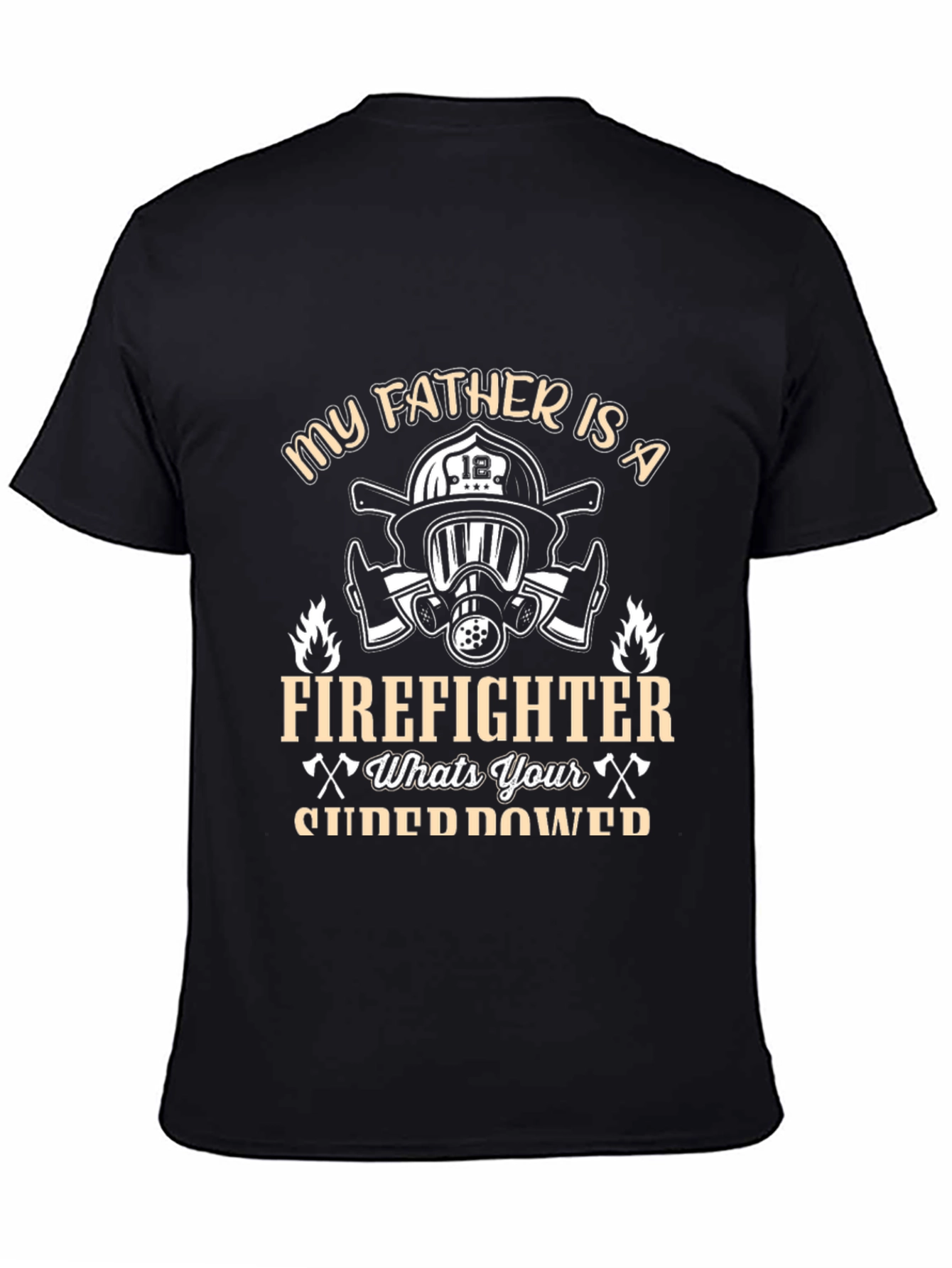 Firefighter Dad T-Shirt - Superpower Tee