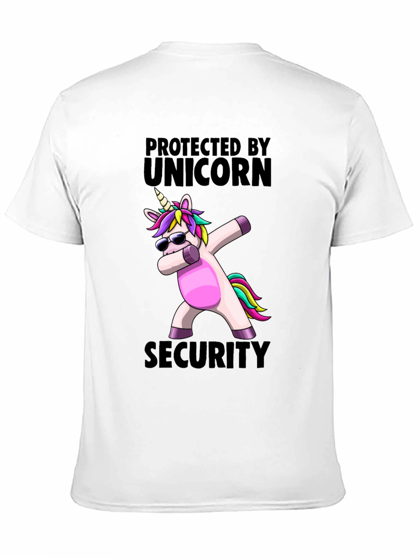 Unicorn Security Graphic Tee - Black