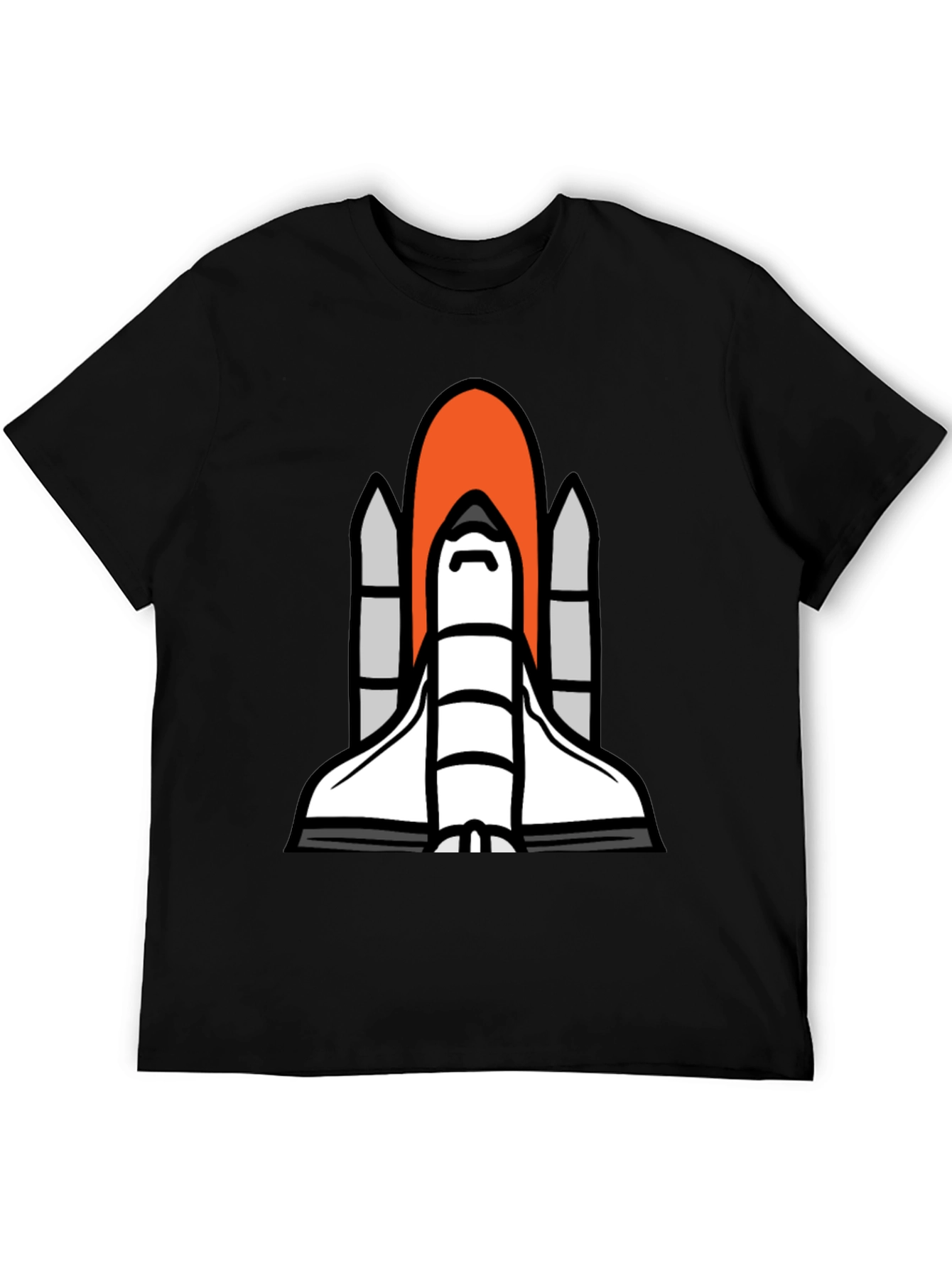 Space Shuttle Graphic Tee - Black