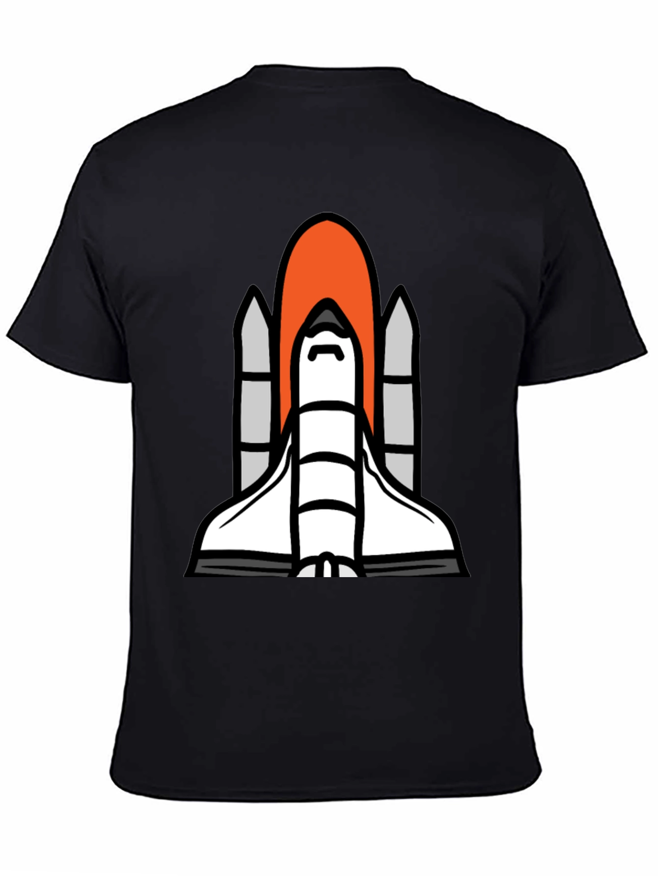 Space Shuttle Graphic Tee - Black
