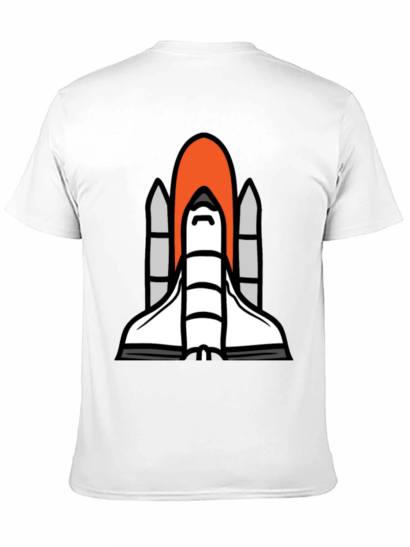 Space Shuttle Graphic Tee - Black