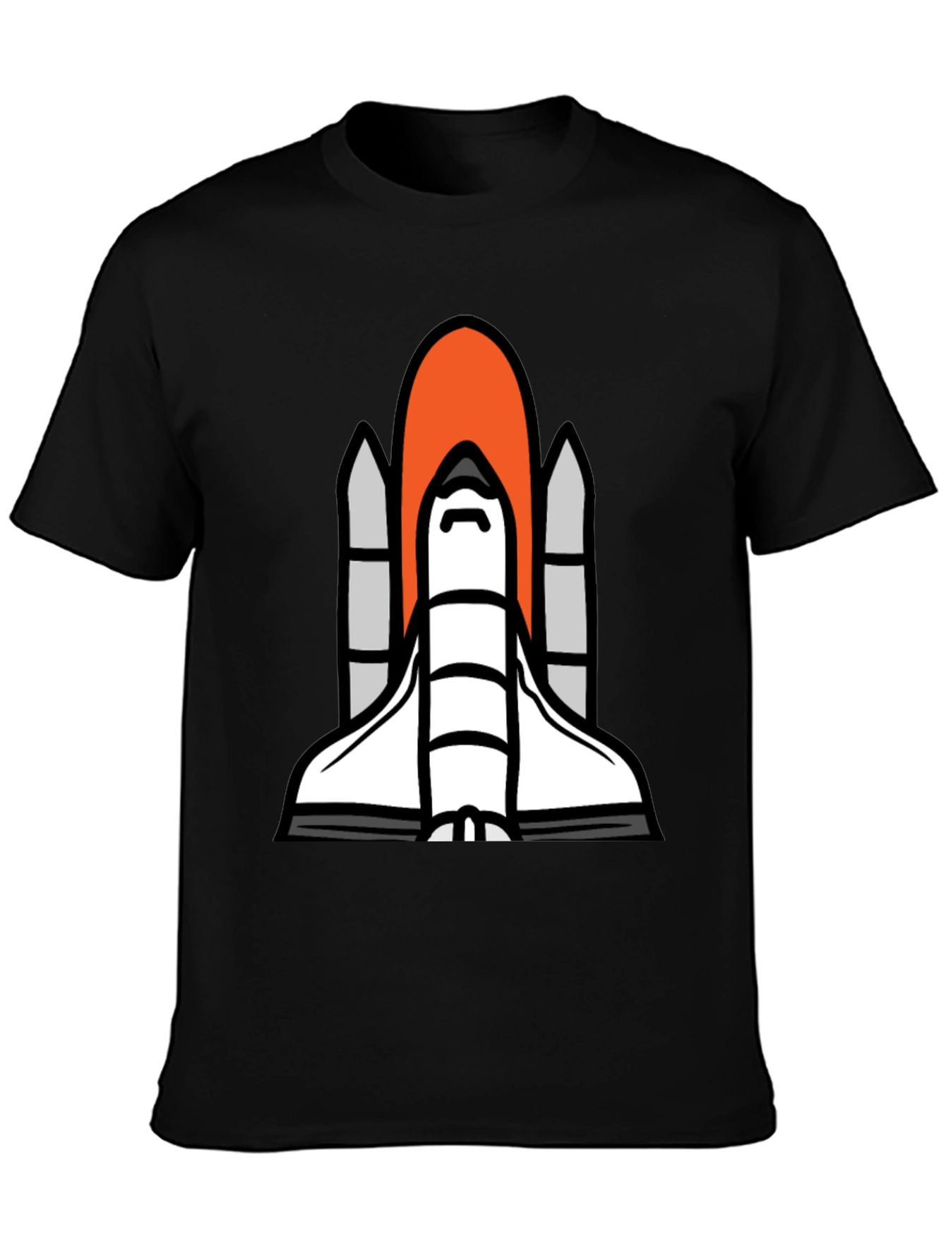 Space Shuttle Graphic Tee - Black