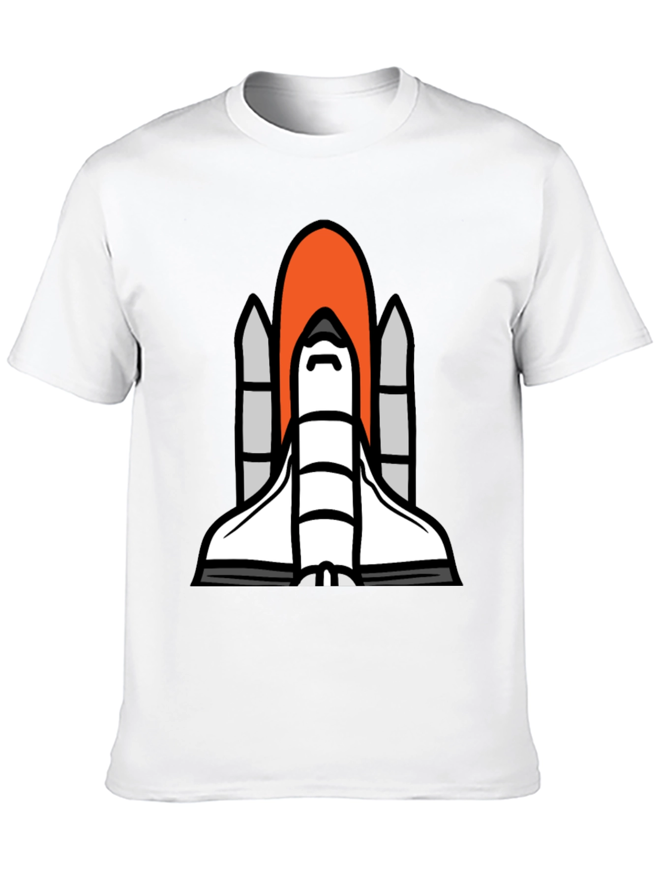 Space Shuttle Graphic Tee - Black