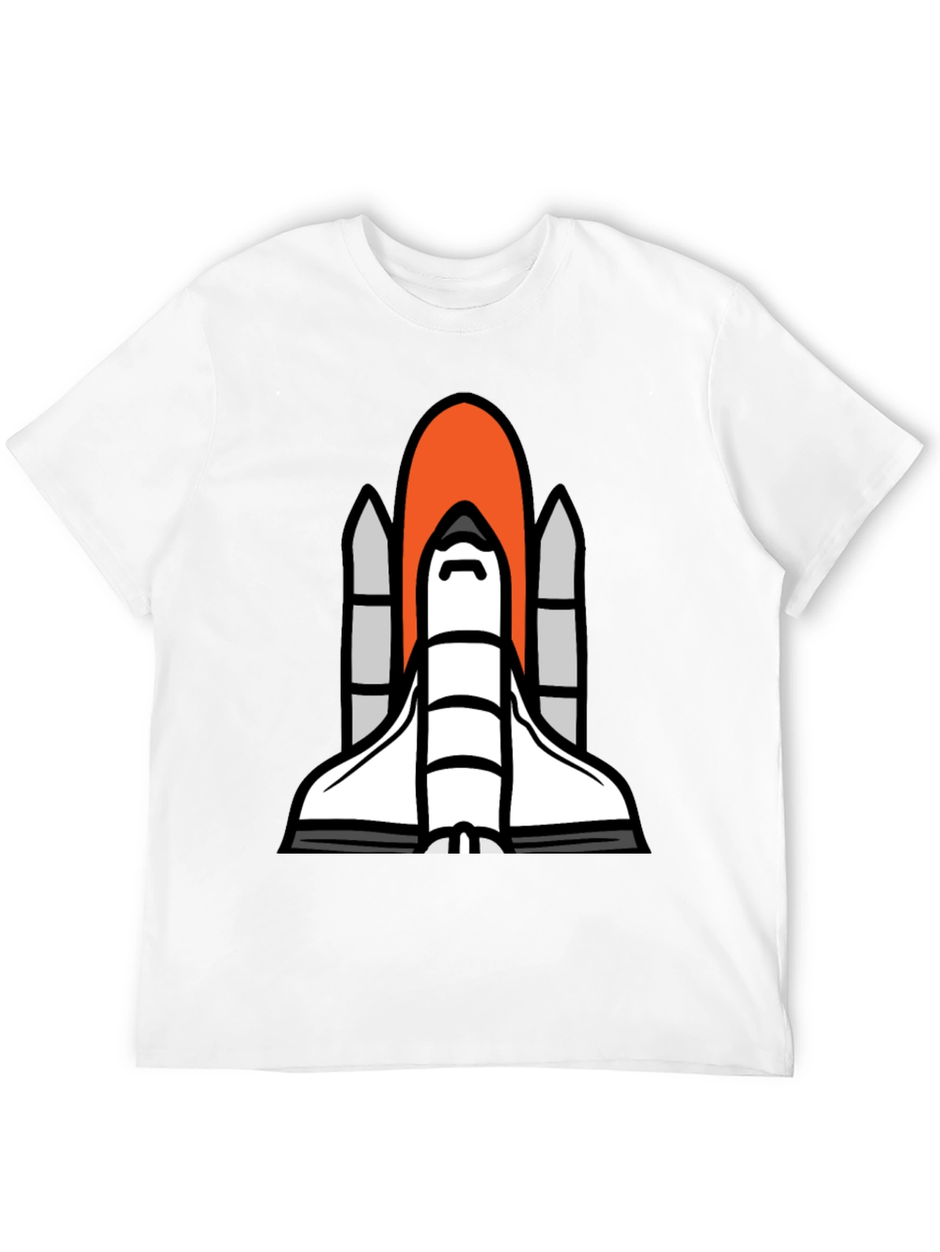Space Shuttle Graphic Tee - Black