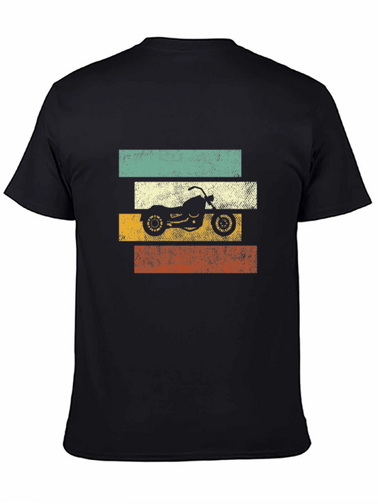 Retro Motorcycle T-Shirt - Vintage Style Graphic Tee