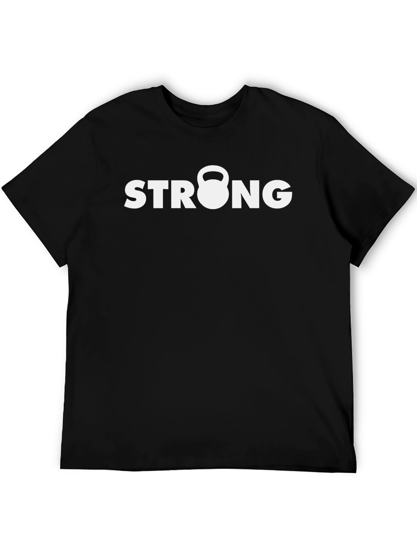 Strong Kettlebell Graphic T-Shirt - Workout Gym Tee