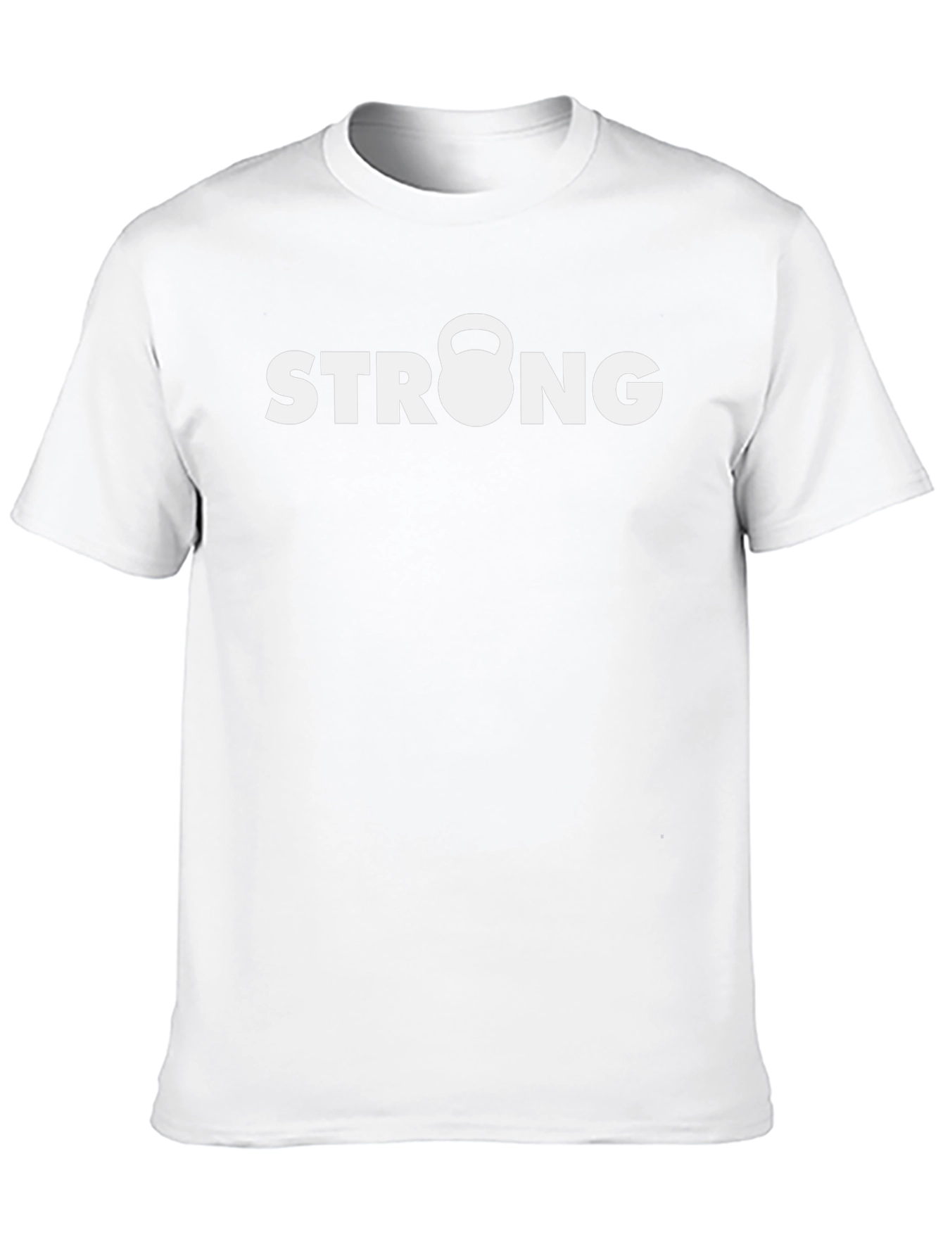 Strong Kettlebell Graphic T-Shirt - Workout Gym Tee