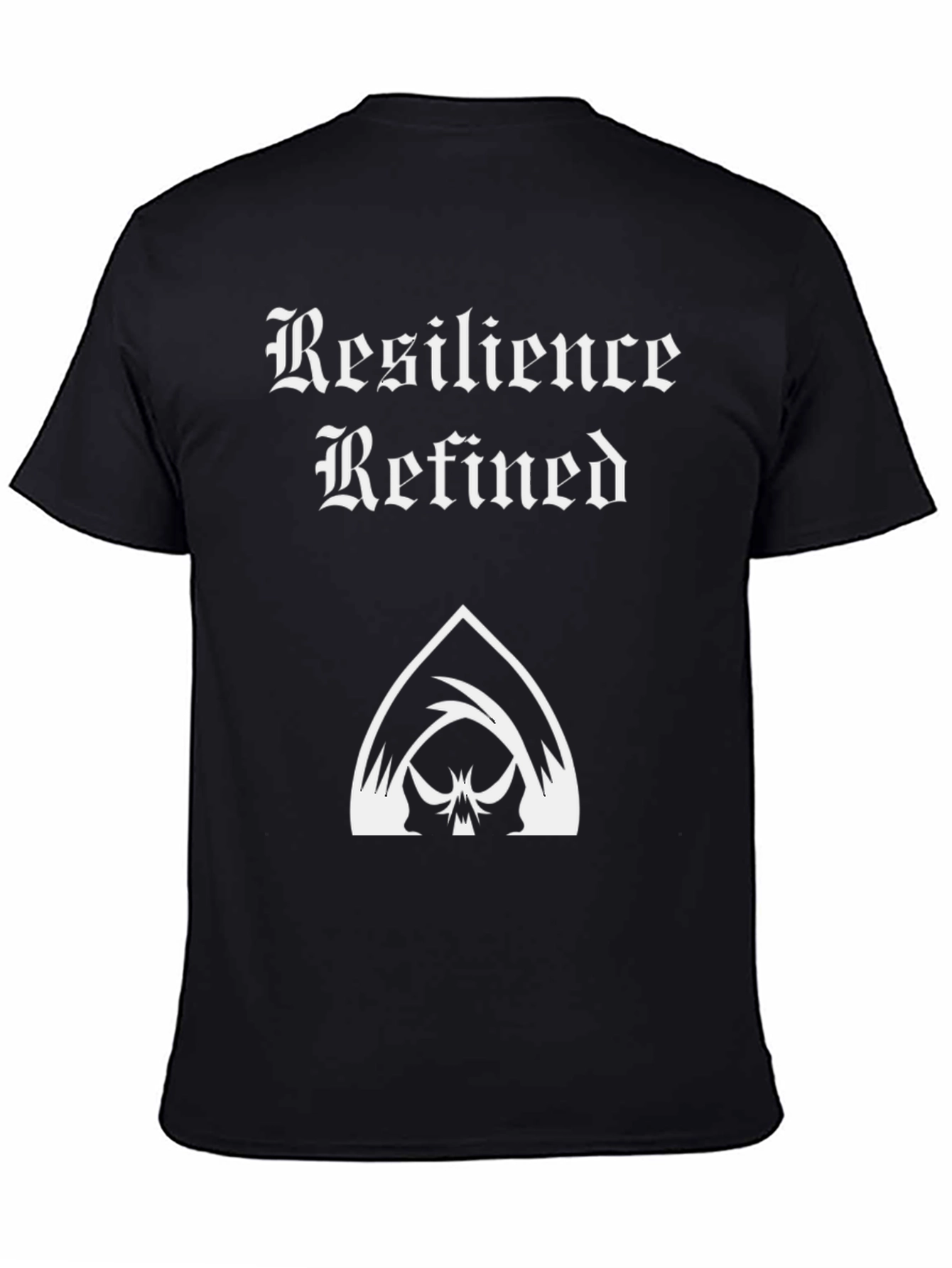 Resilience Refined Graphic Tee - Black Cotton Blend