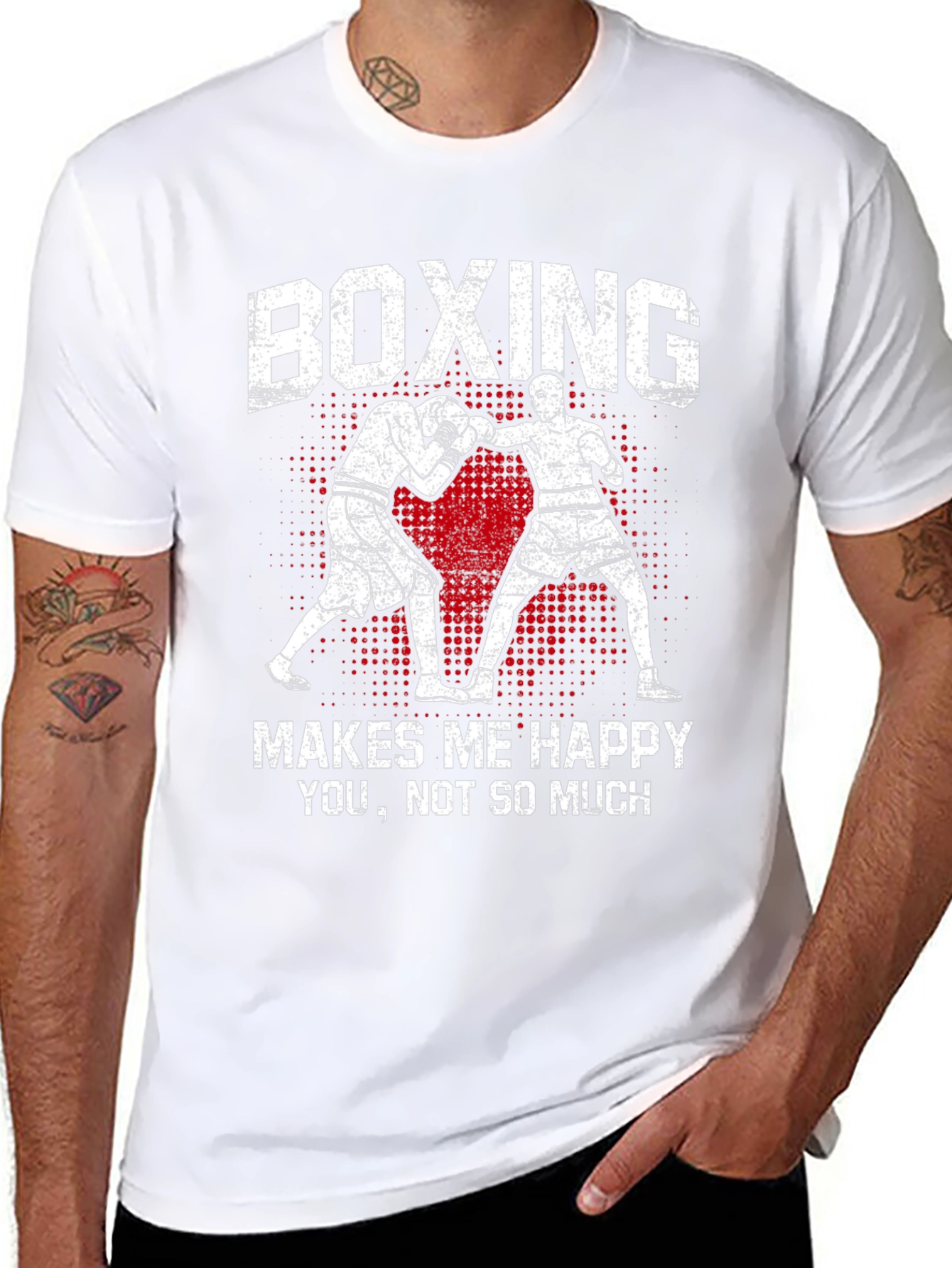 Boxing Makes Me Happy T-Shirt