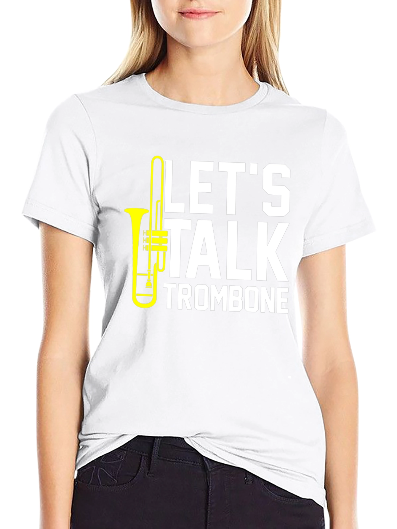 Lets Talk Trombone T-Shirt - Musician Apparel