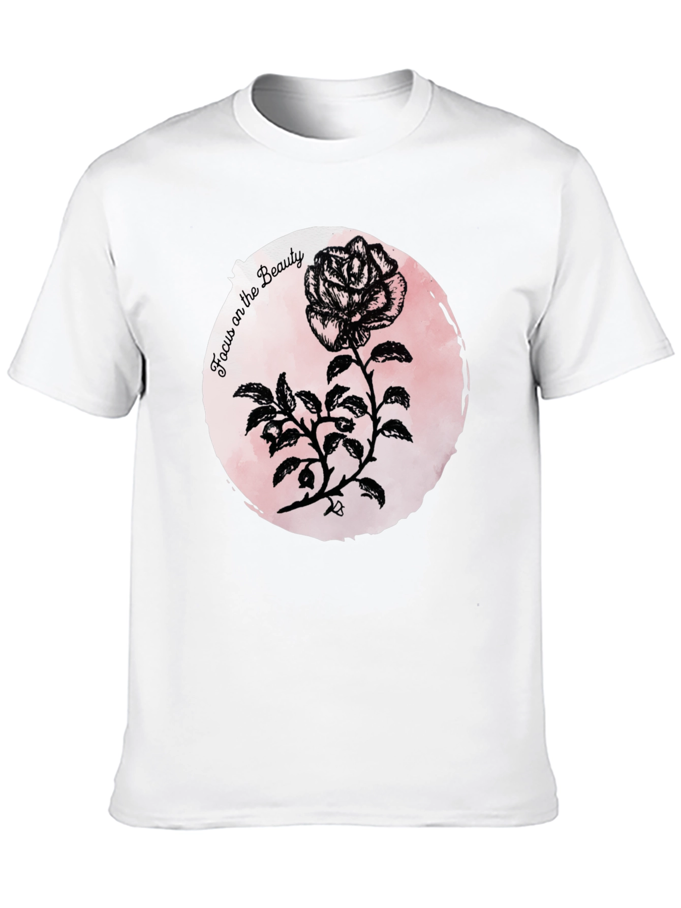 Focus on Beauty Rose Graphic Tee