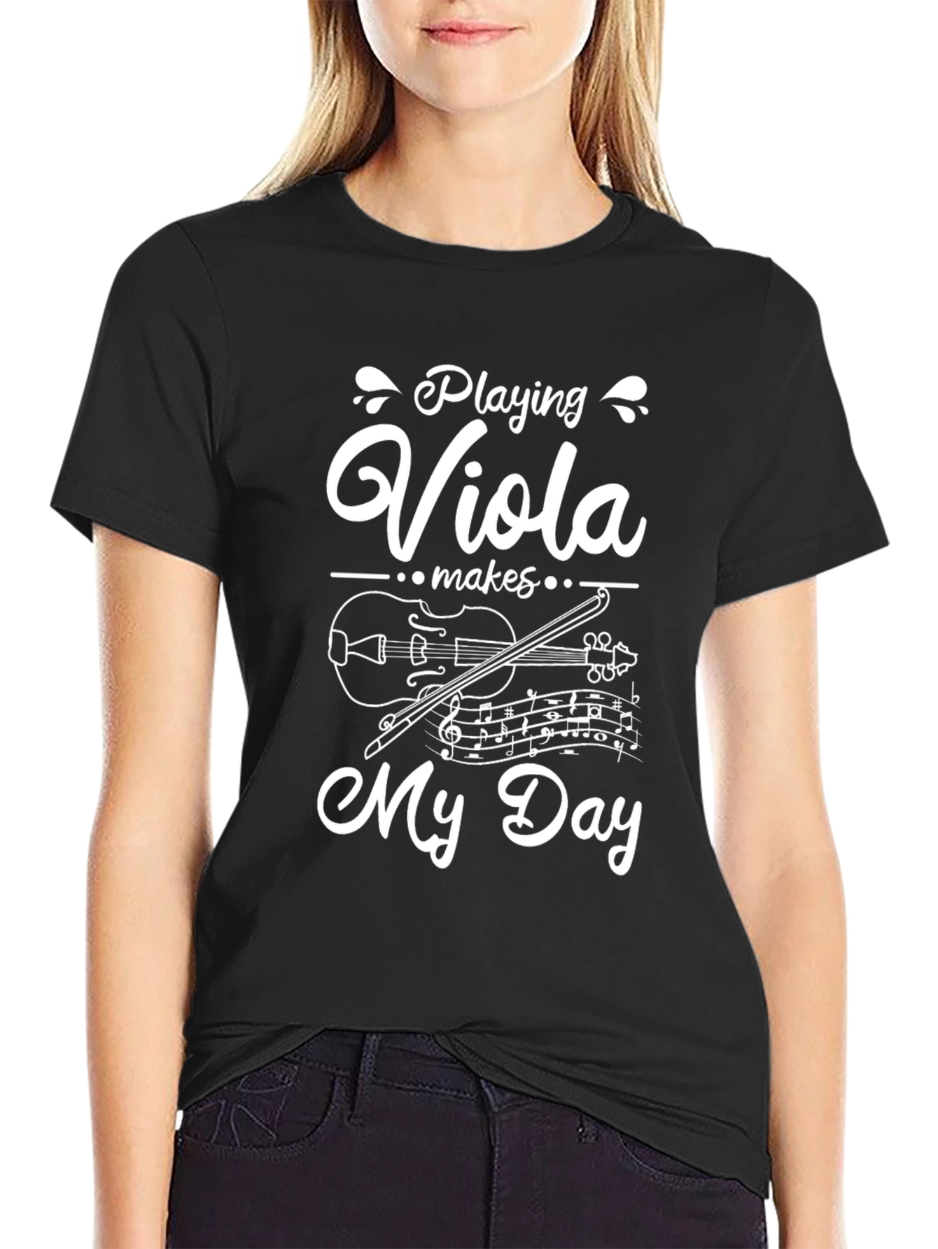 Playing Viola Makes My Day T-Shirt