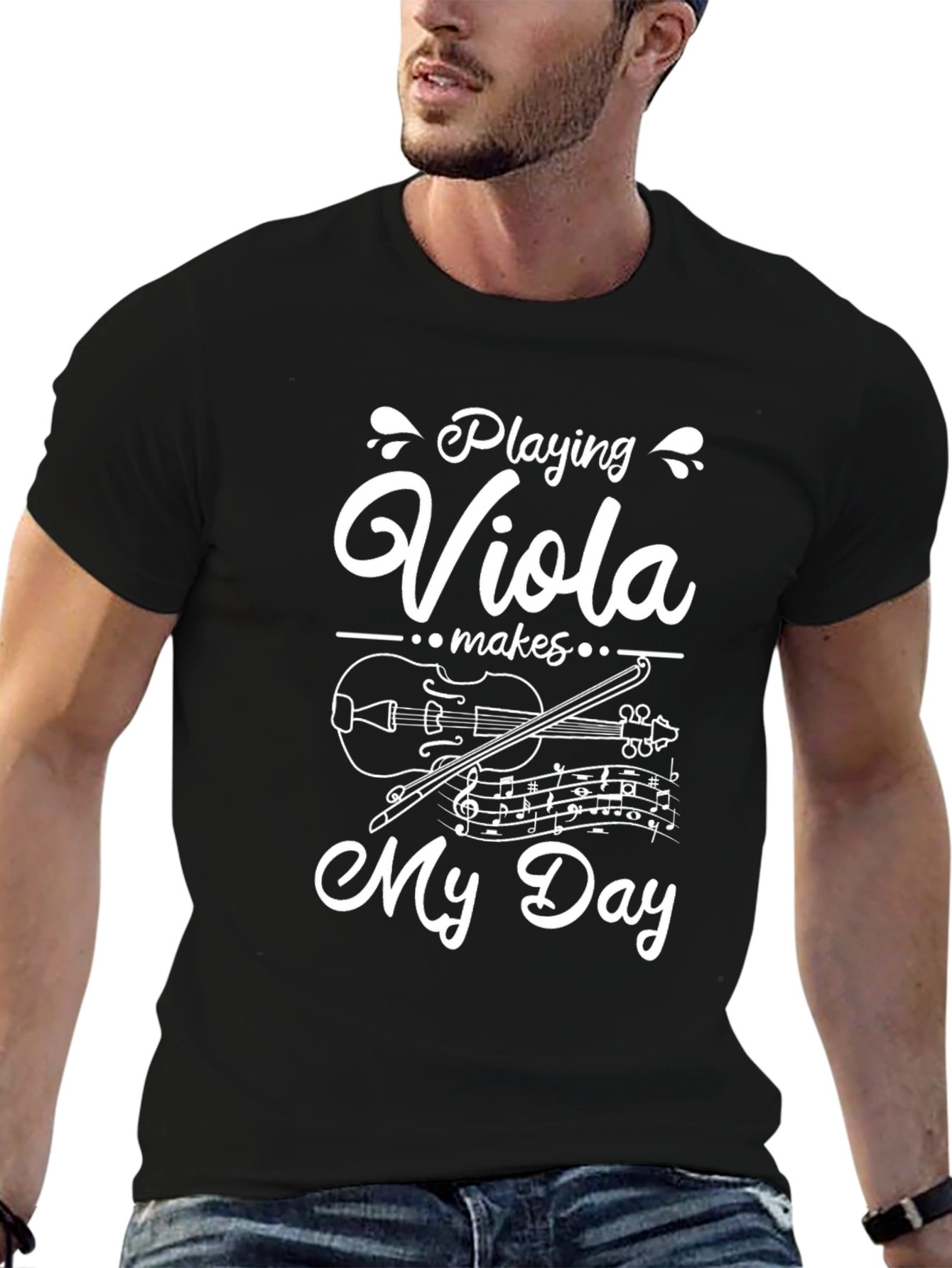 Playing Viola Makes My Day T-Shirt