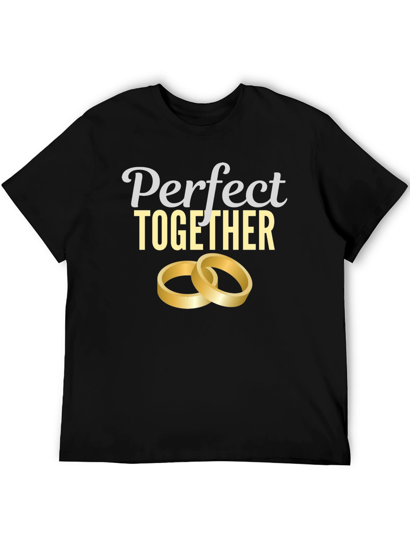 Perfect Together Wedding Rings Graphic Tee