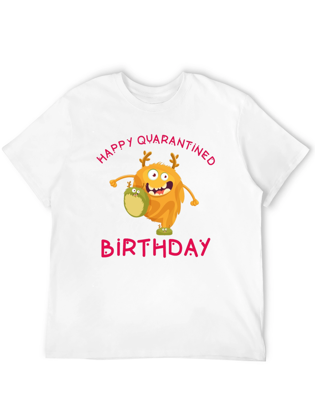 Quarantined Birthday Monster Graphic T-Shirt