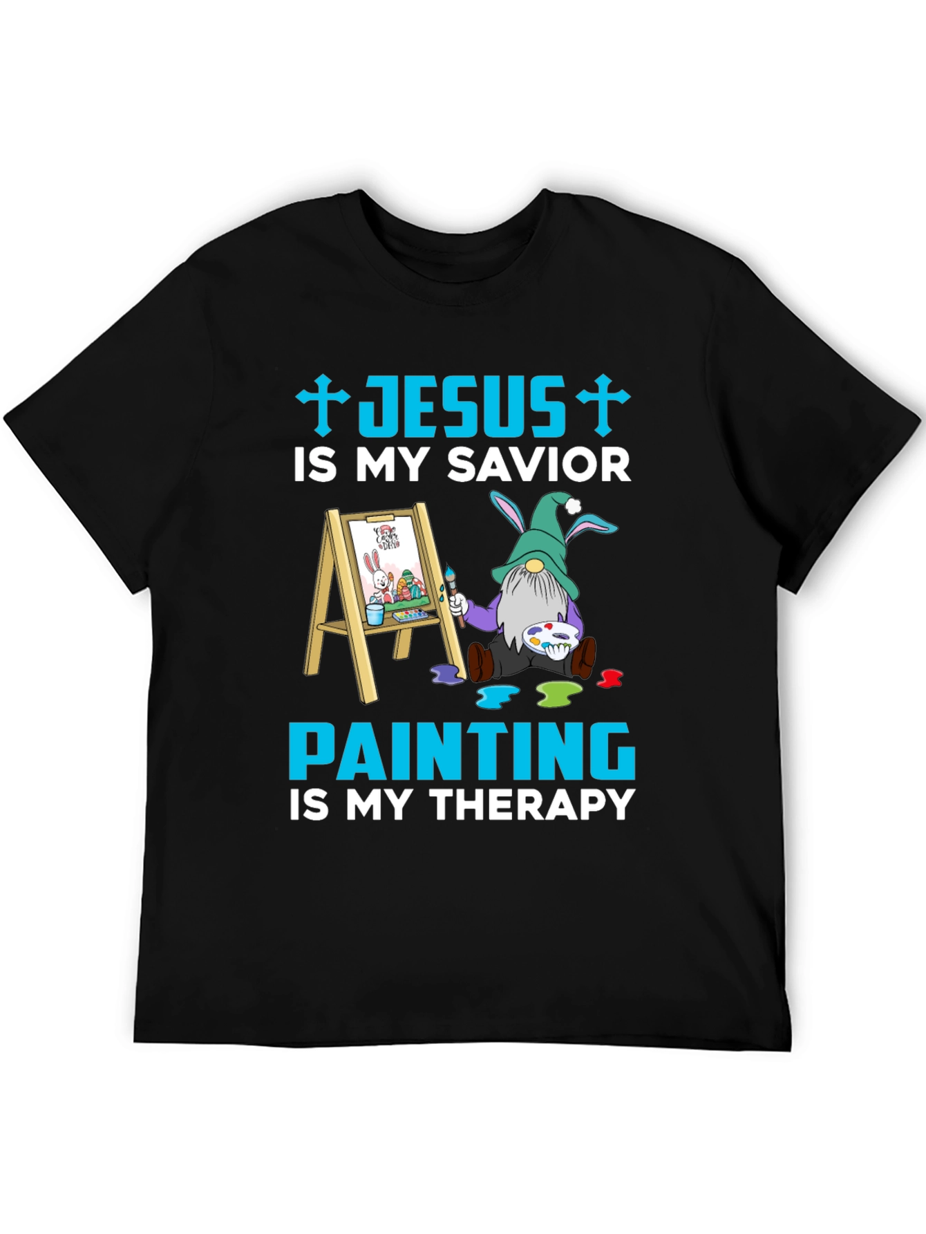 Jesus is My Savior Painting Therapy T-Shirt
