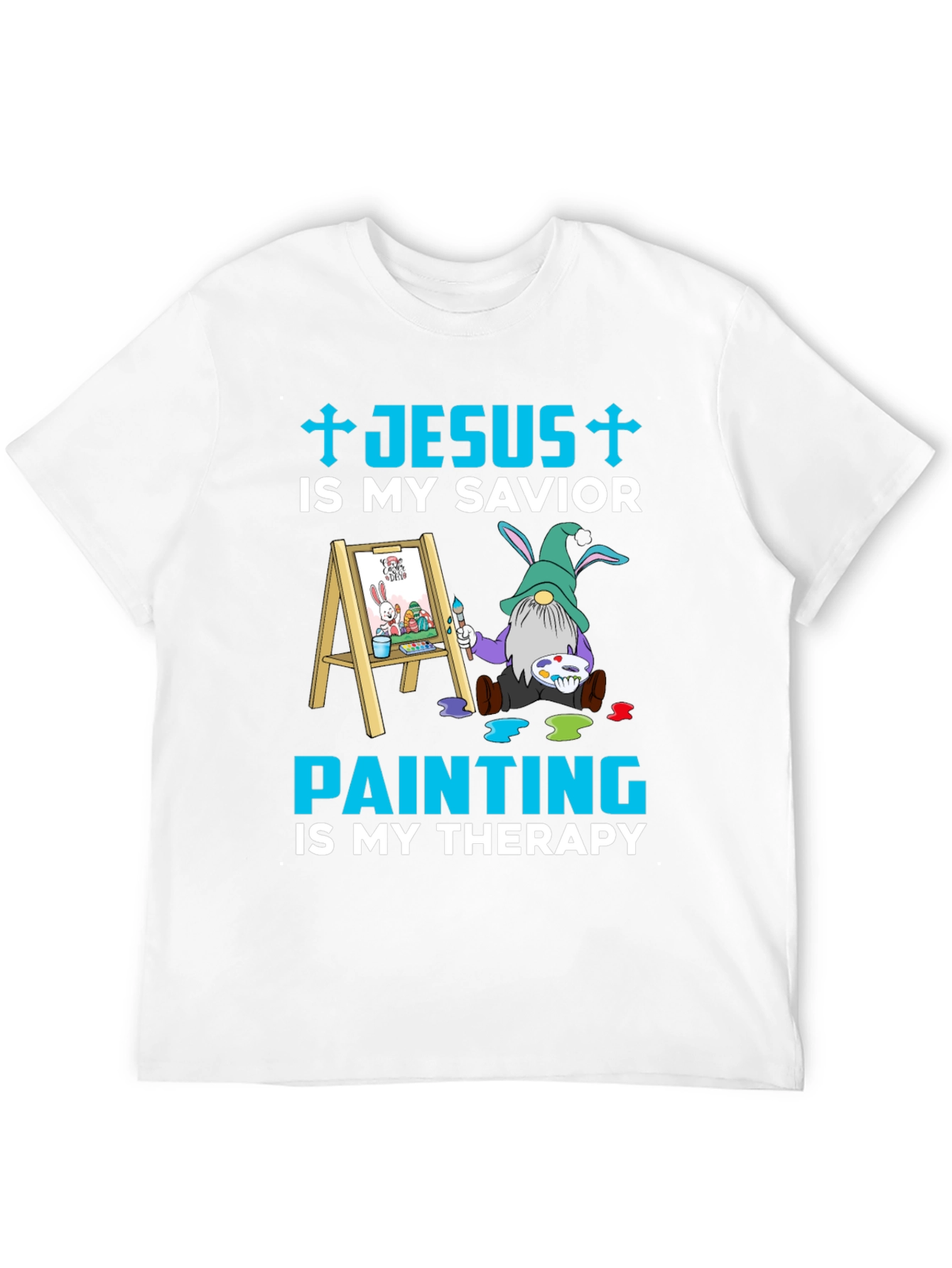 Jesus is My Savior Painting Therapy T-Shirt