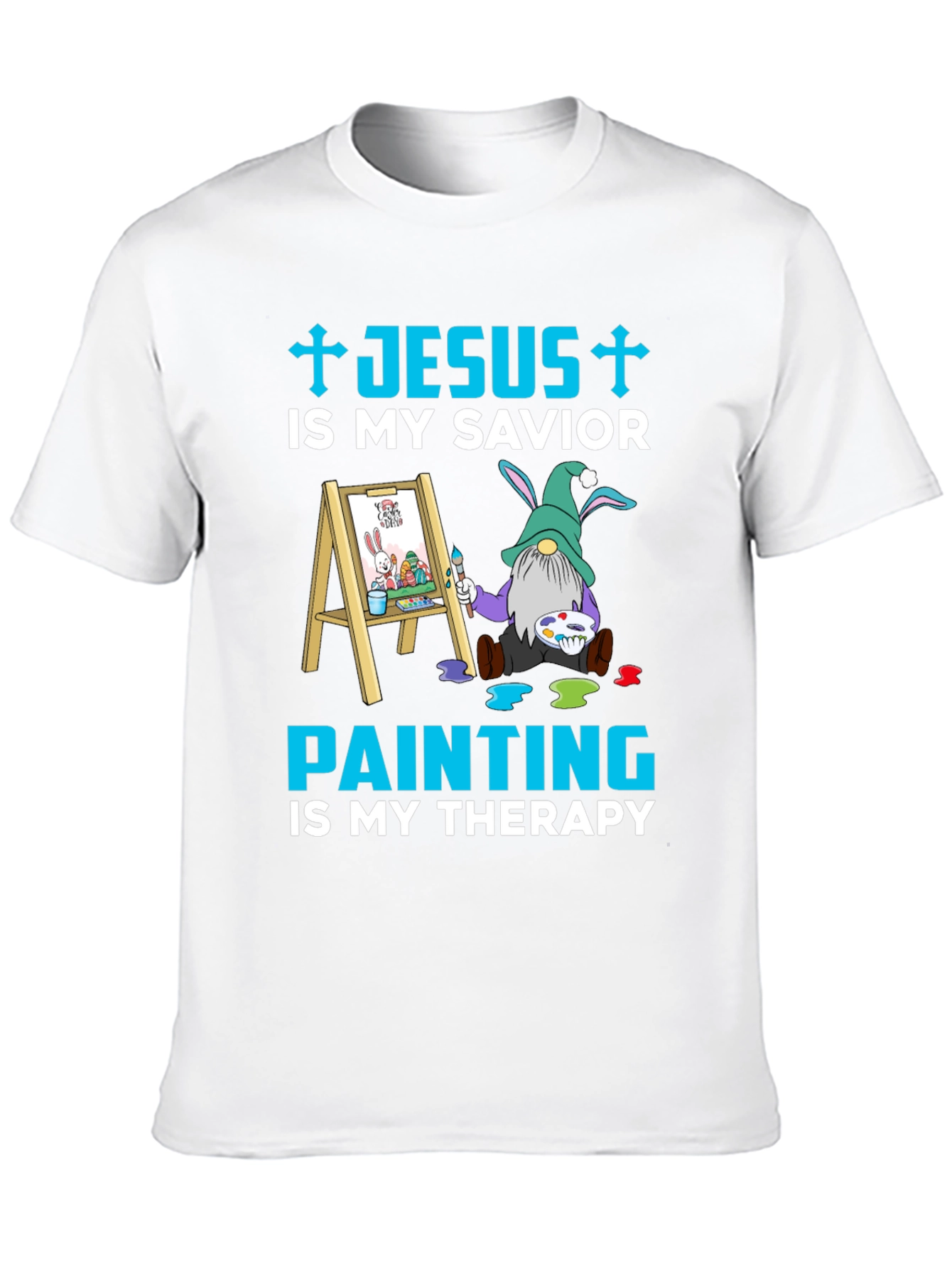 Jesus is My Savior Painting Therapy T-Shirt