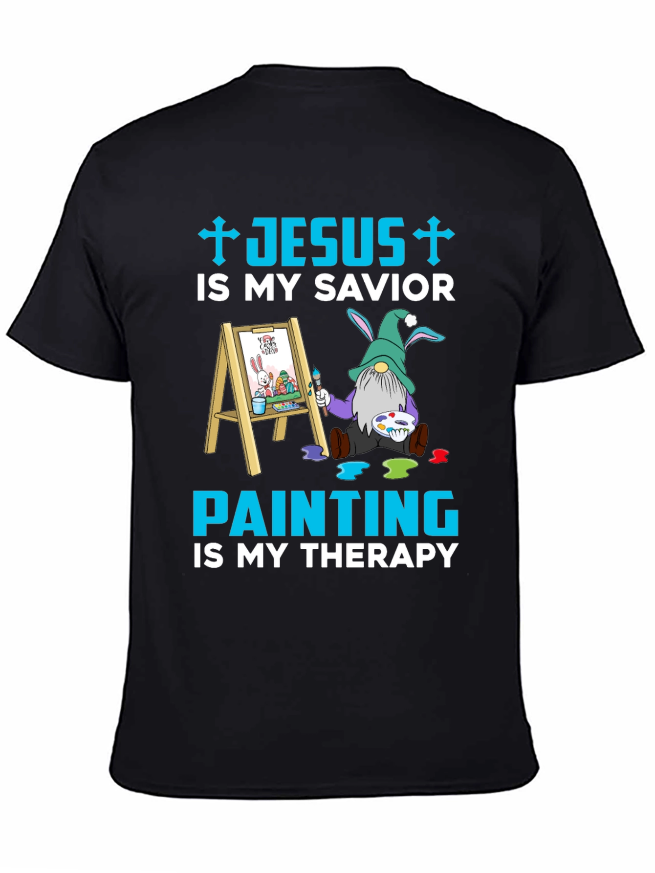 Jesus is My Savior Painting Therapy T-Shirt