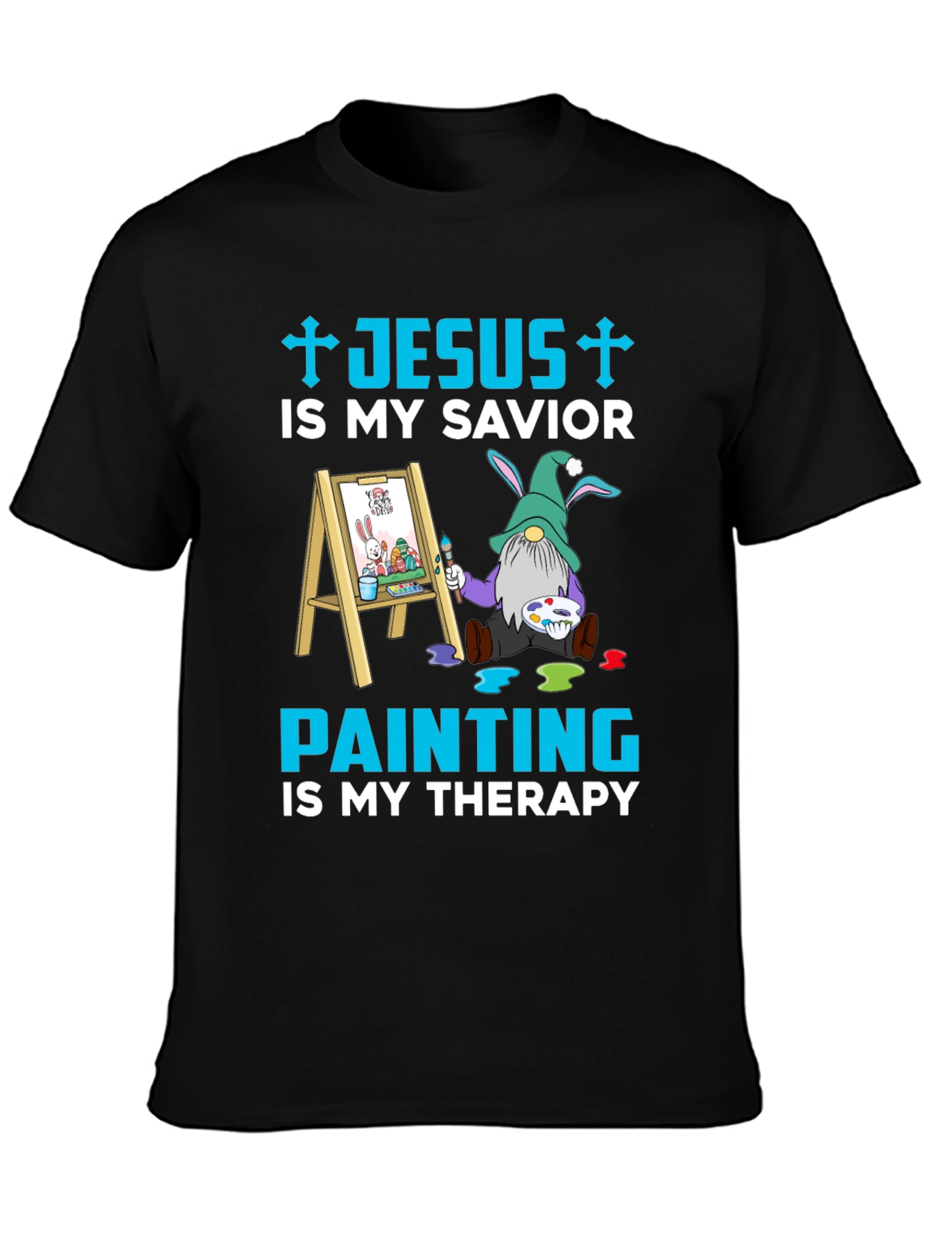 Jesus is My Savior Painting Therapy T-Shirt
