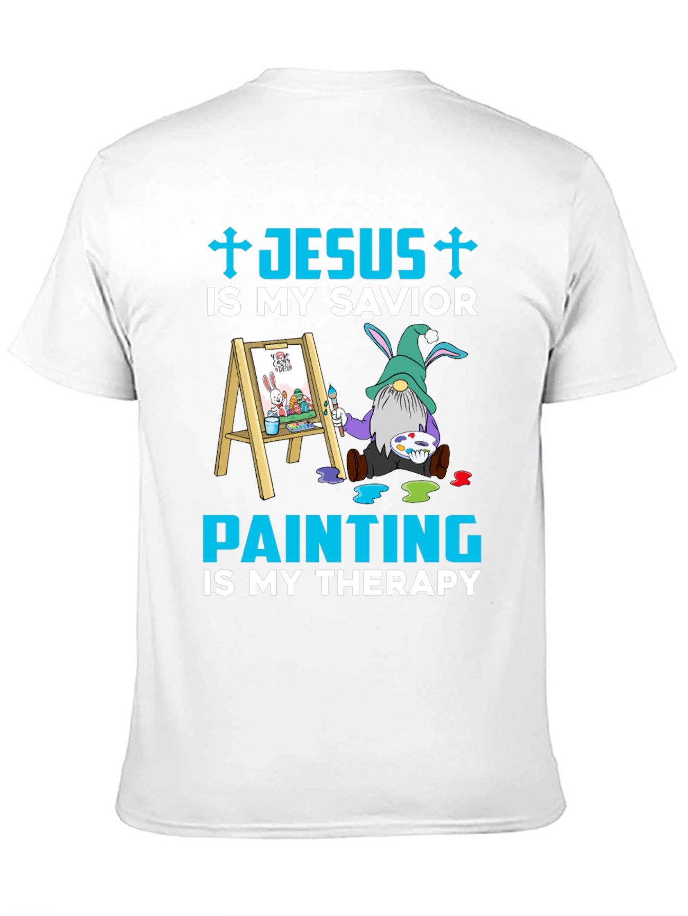 Jesus is My Savior Painting Therapy T-Shirt