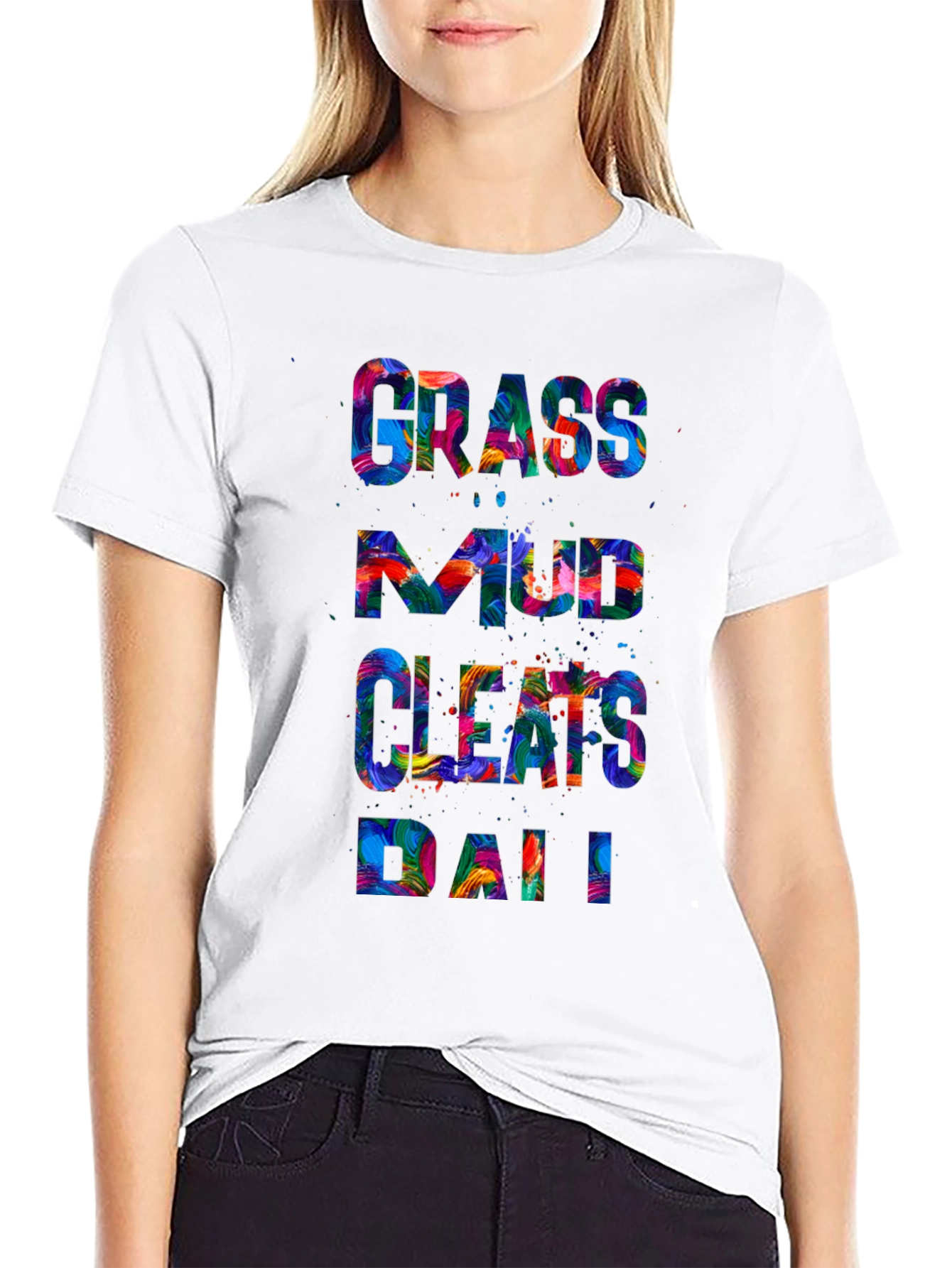 Grass Mud Cleats Ball T-Shirt