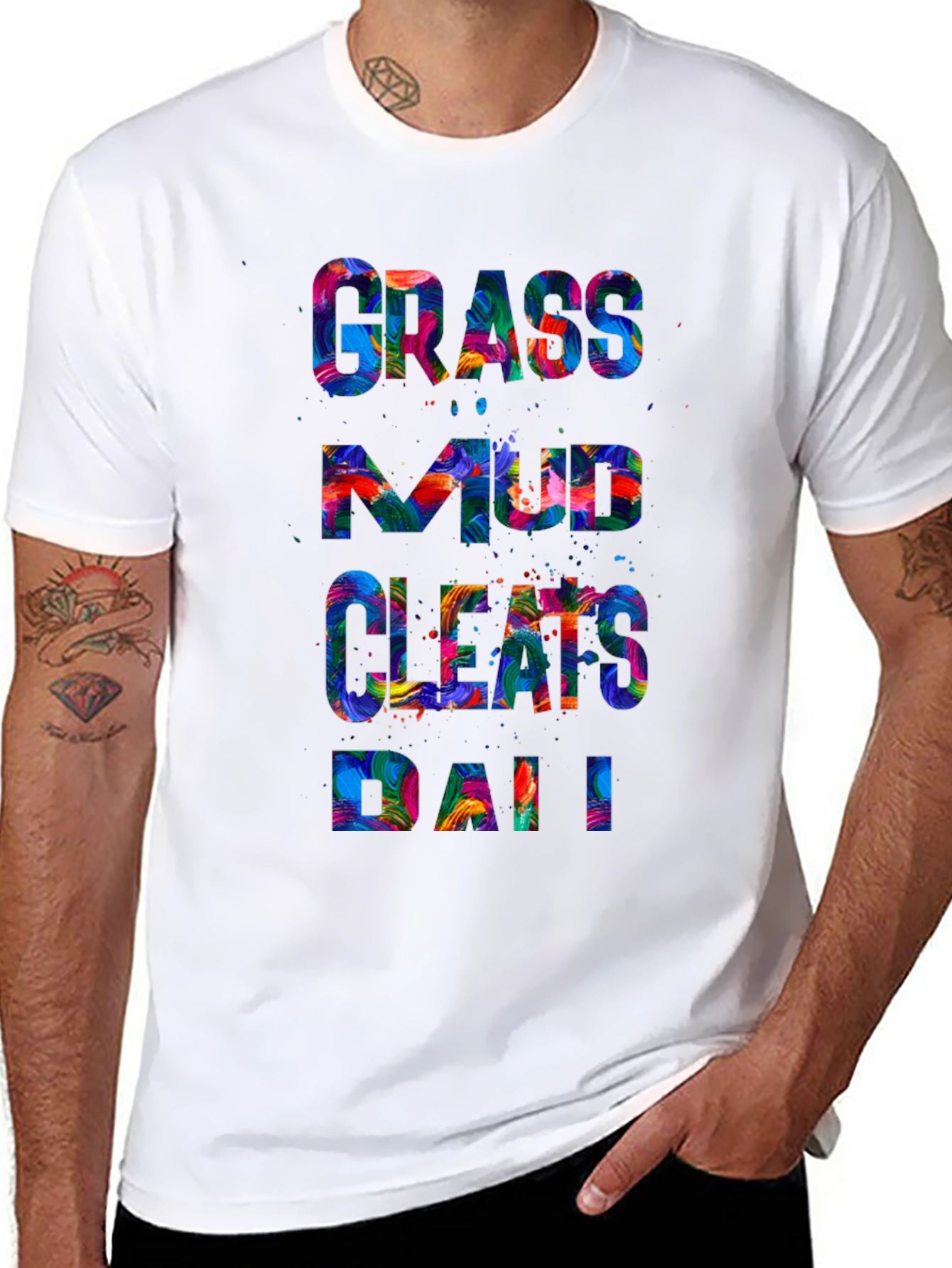 Grass Mud Cleats Ball T-Shirt