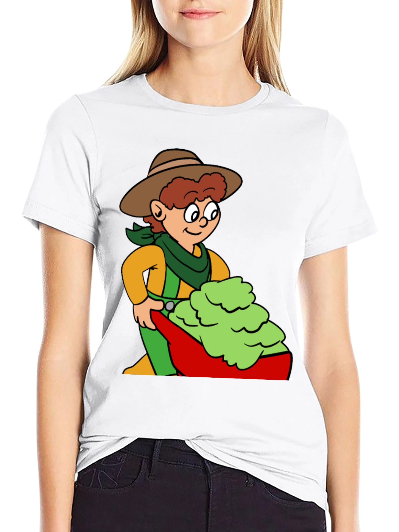 Cartoon Cowboy & Guacamole T-Shirt