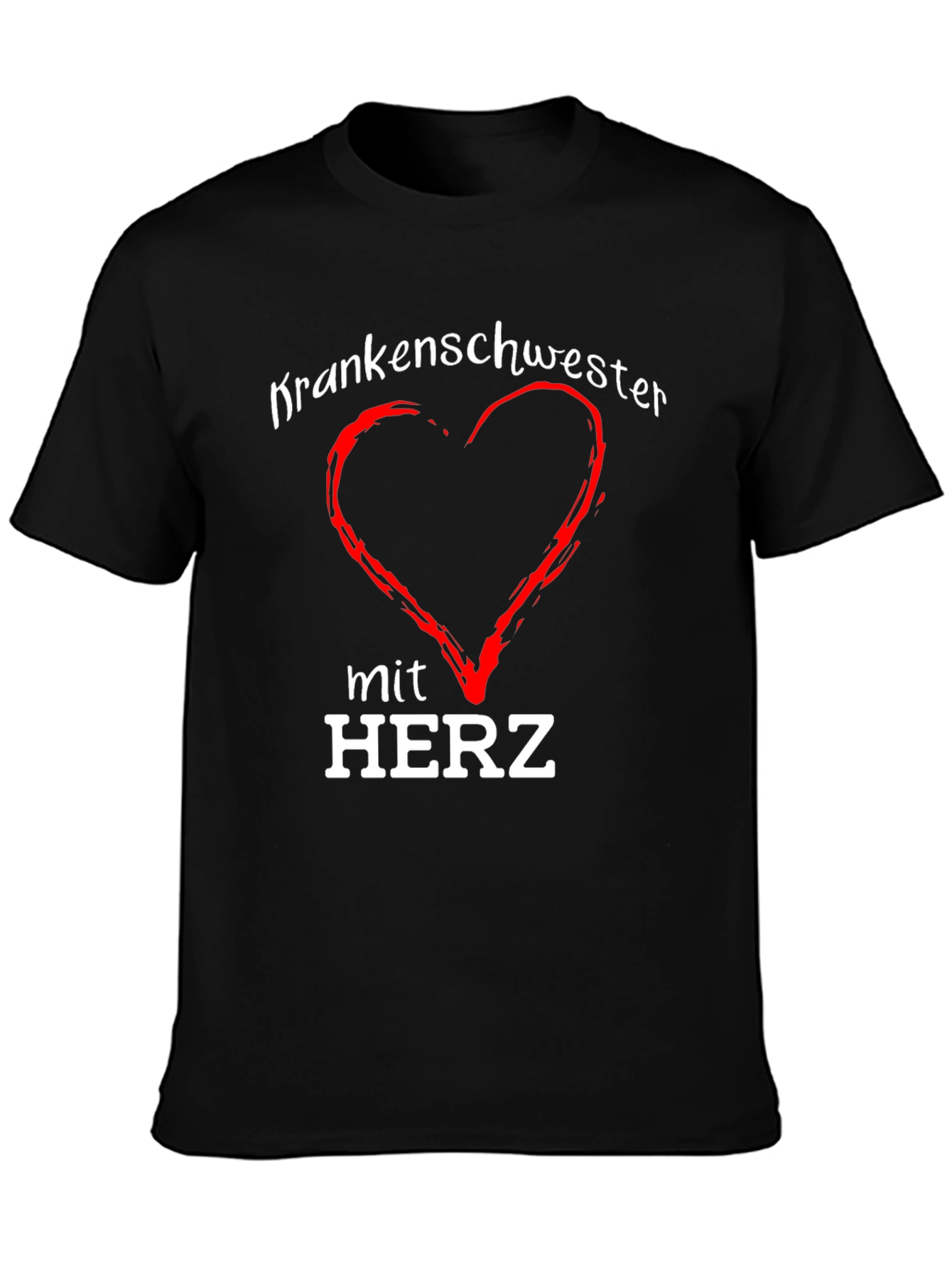 Krankenschwester mit Herz T-Shirt - Nurse with Heart