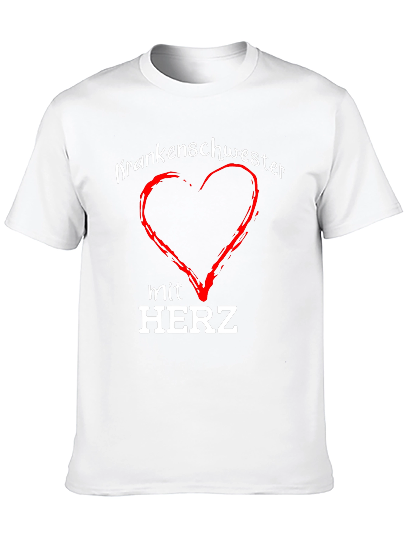 Krankenschwester mit Herz T-Shirt - Nurse with Heart