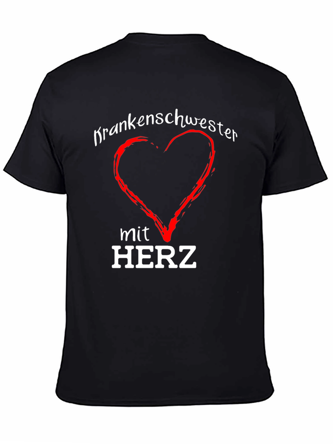 Krankenschwester mit Herz T-Shirt - Nurse with Heart