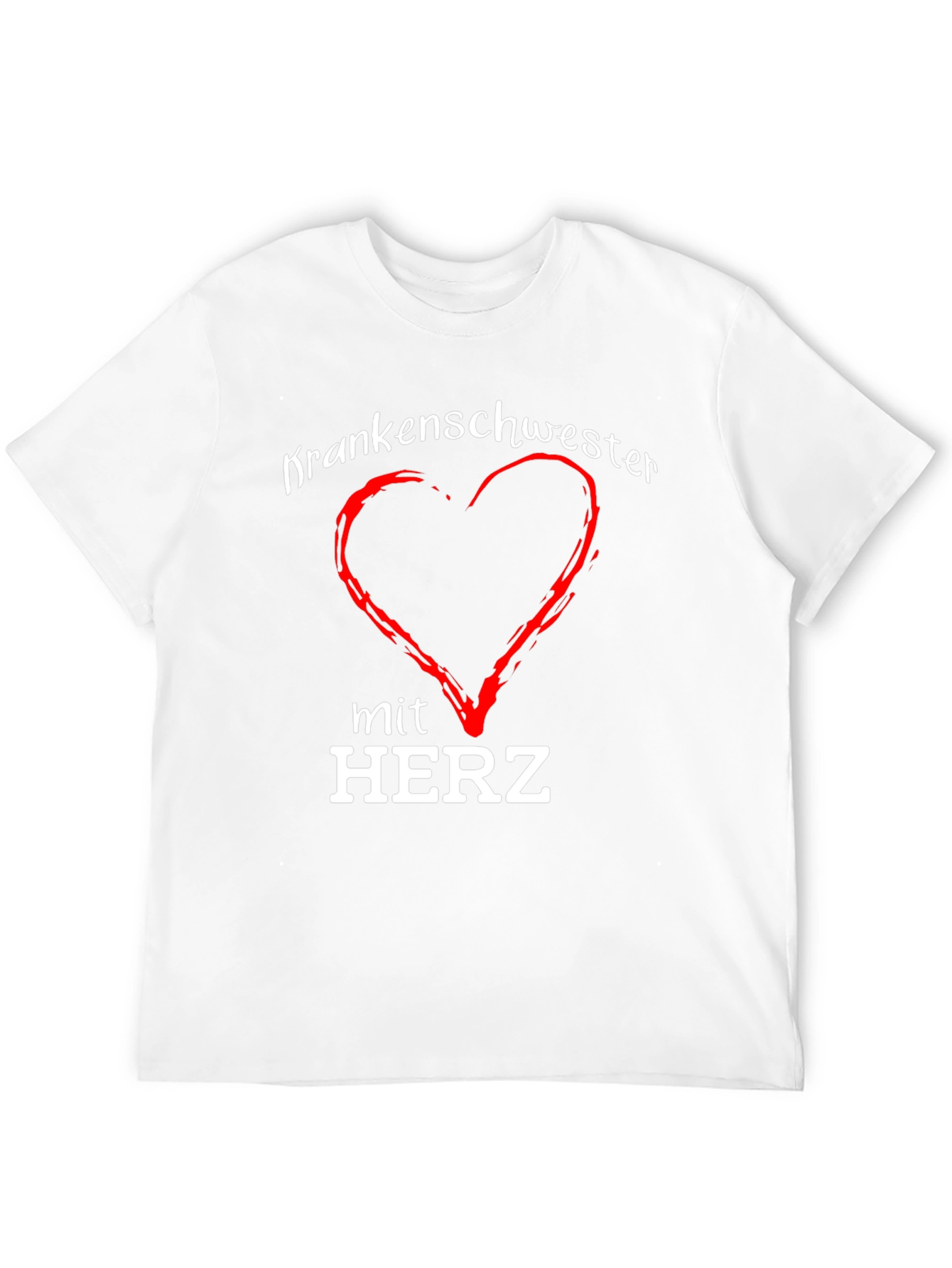 Krankenschwester mit Herz T-Shirt - Nurse with Heart