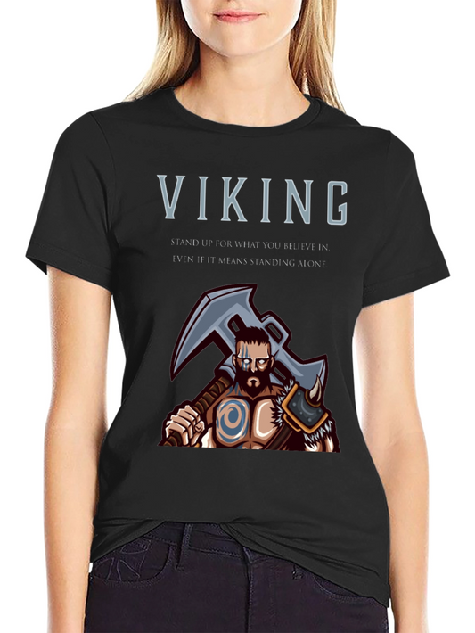 Viking Graphic T-Shirt - Stand For Your Beliefs