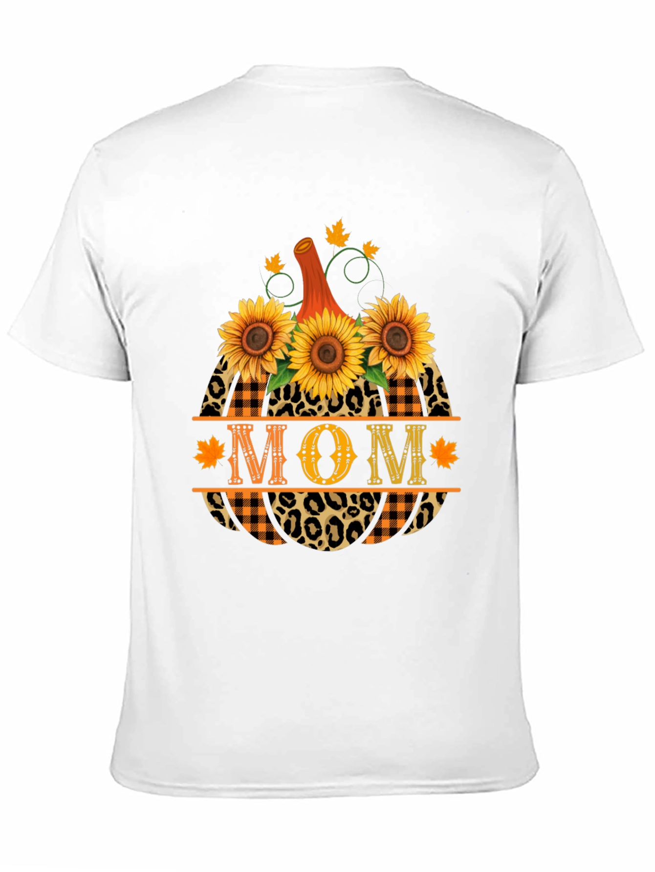 Mom Pumpkin Sunflower Fall T-Shirt
