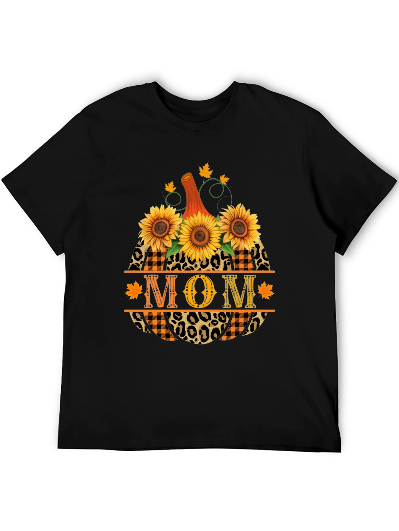 Mom Pumpkin Sunflower Fall T-Shirt