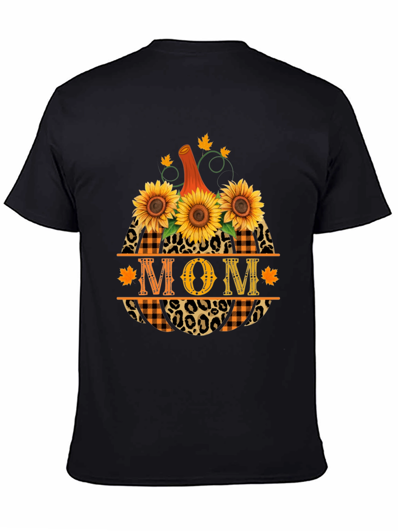 Mom Pumpkin Sunflower Fall T-Shirt