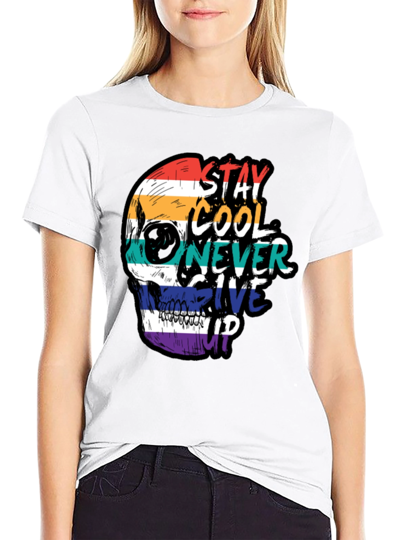 Stay Cool Skull Graphic Tee