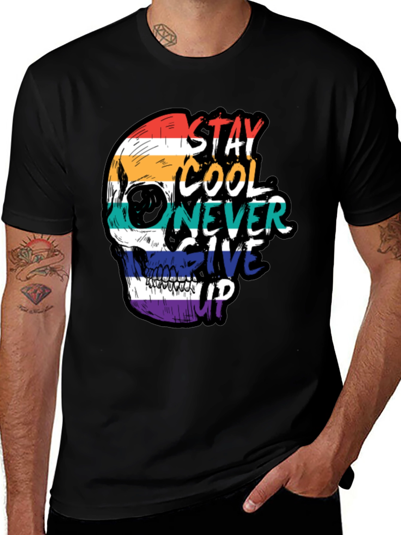 Stay Cool Skull Graphic Tee