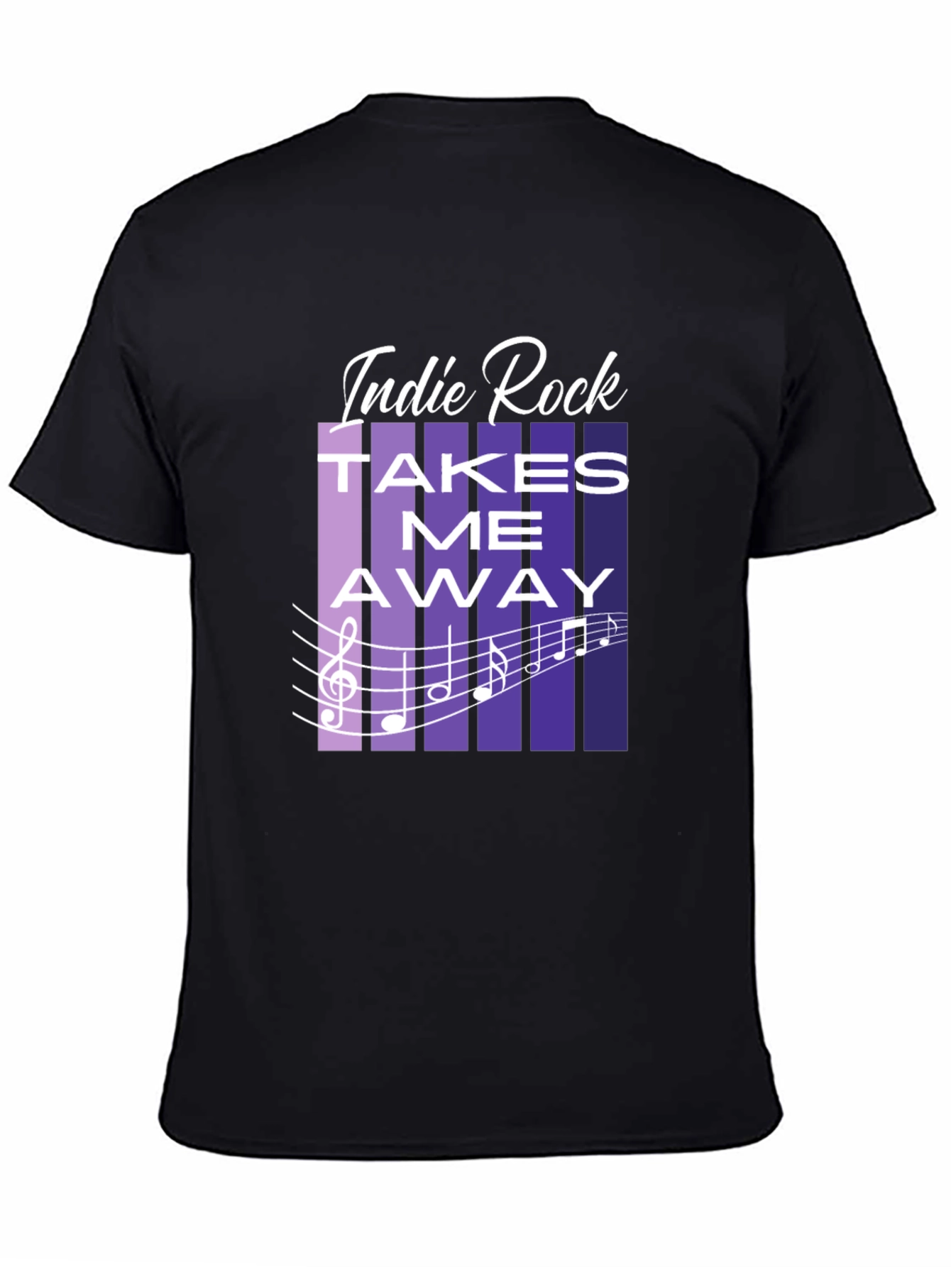 Indie Rock Takes Me Away Graphic T-Shirt