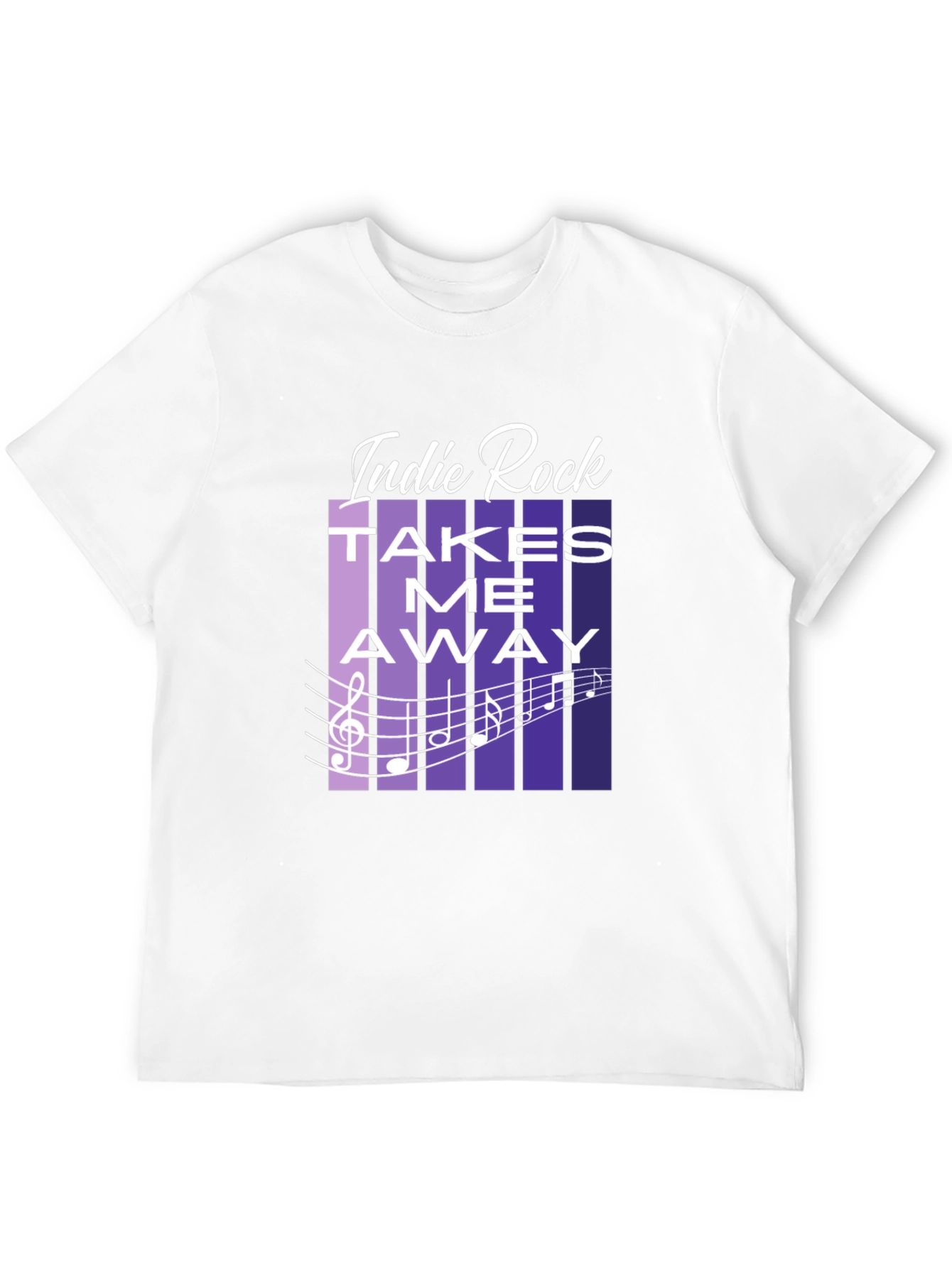 Indie Rock Takes Me Away Graphic T-Shirt