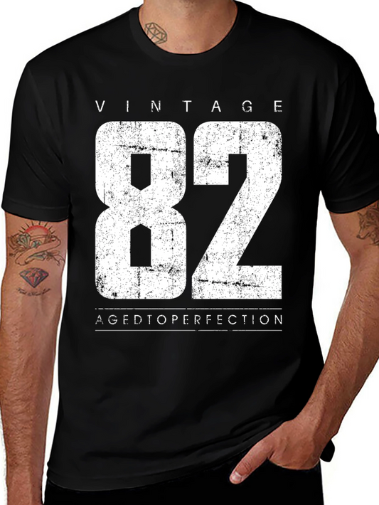 Vintage 1982 Aged to Perfection Graphic T-Shirt