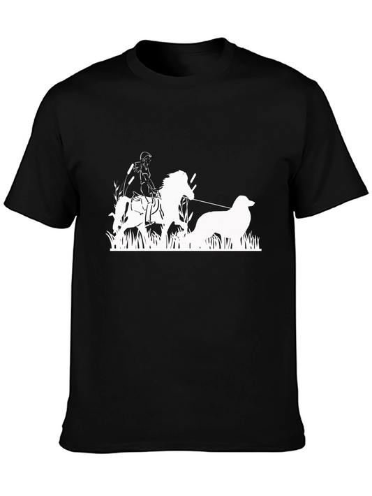Rider & Dog Graphic Tee