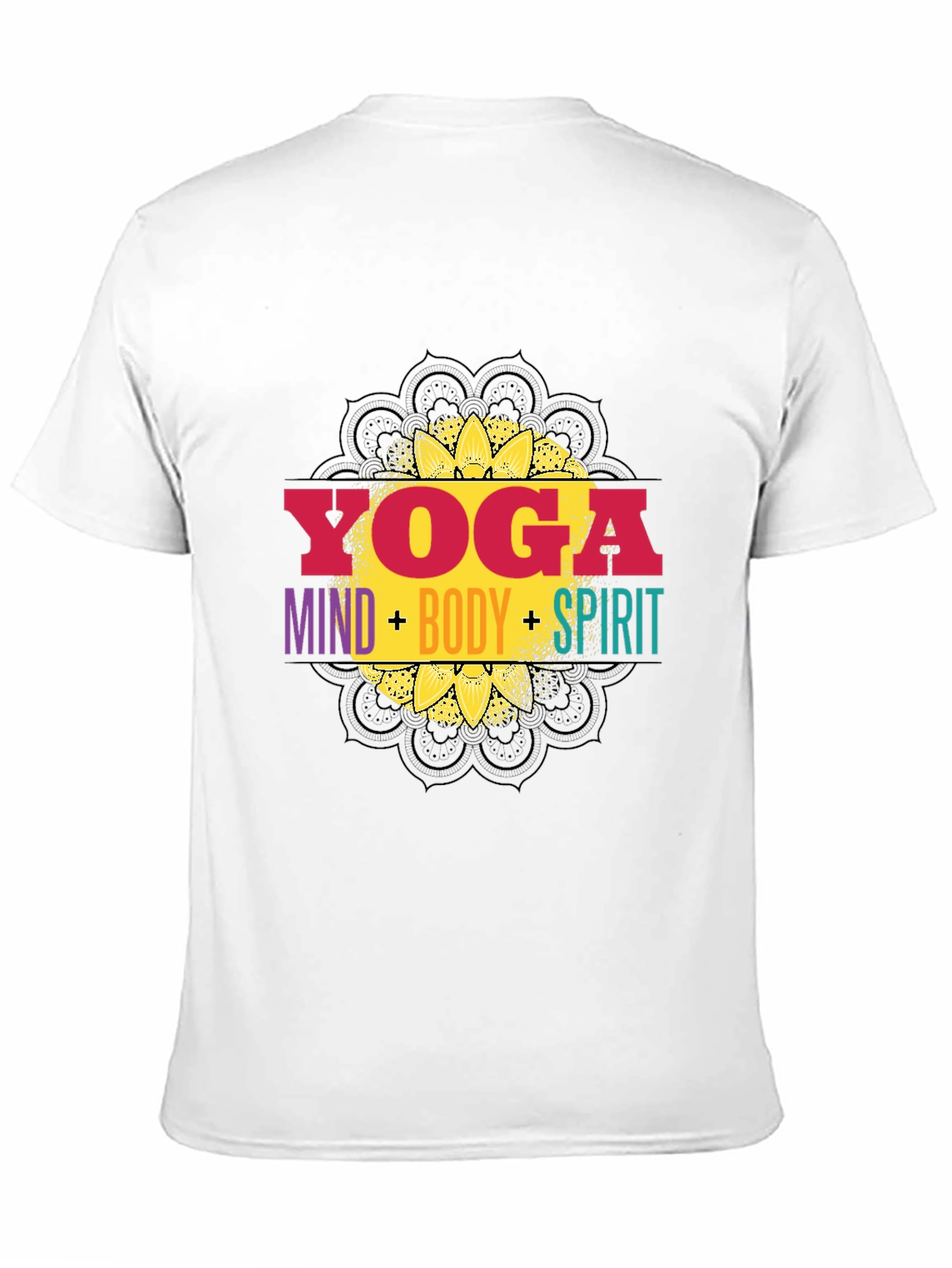 Yoga Mind Body Spirit Graphic Tee