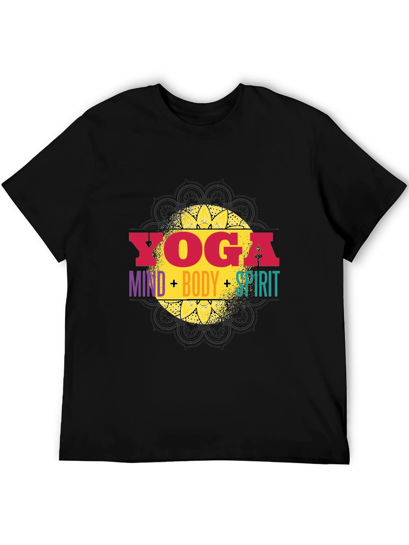 Yoga Mind Body Spirit Graphic Tee