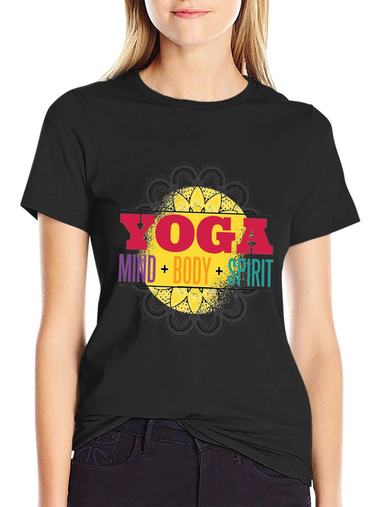 Yoga Mind Body Spirit Graphic Tee