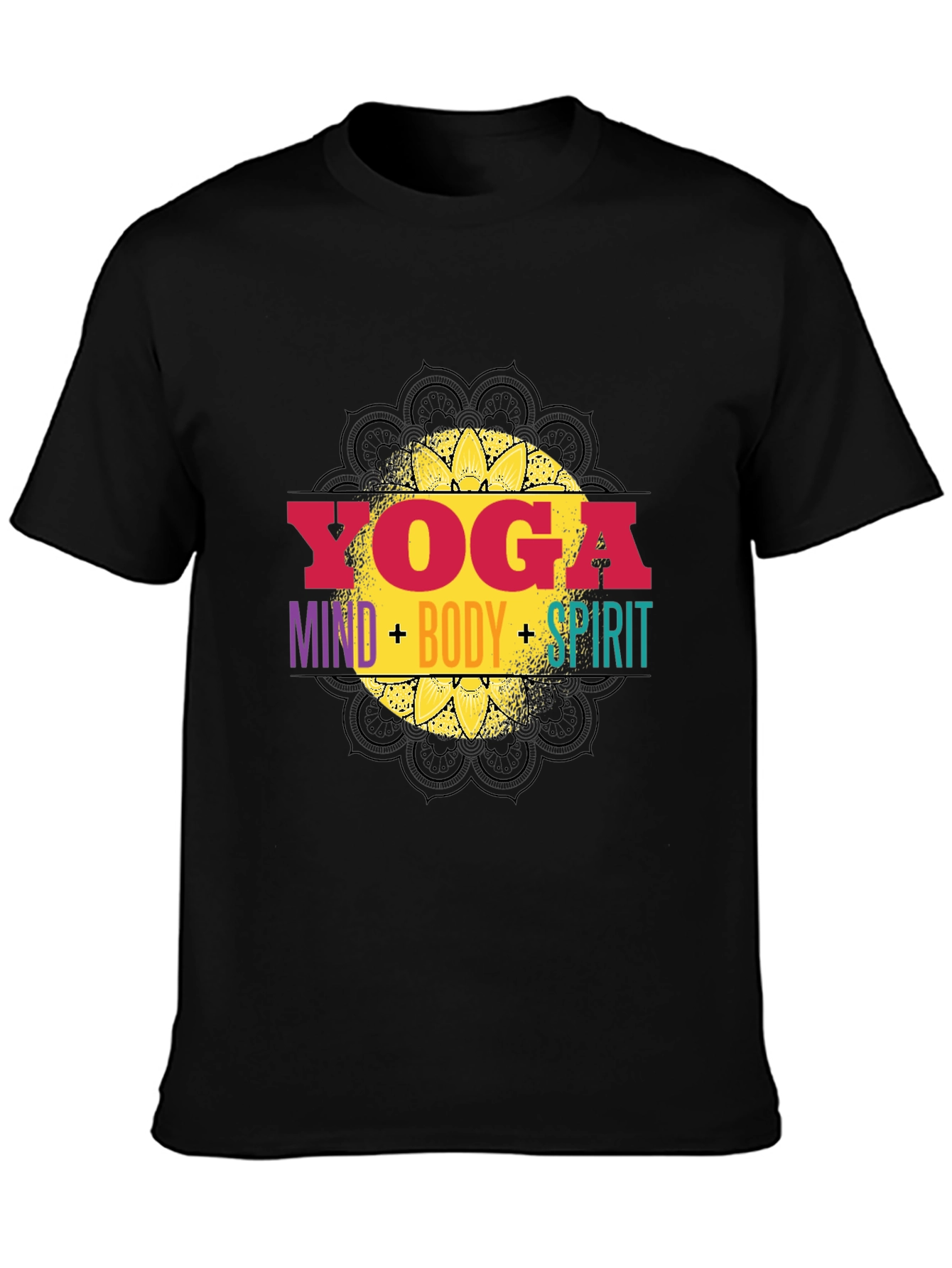 Yoga Mind Body Spirit Graphic Tee