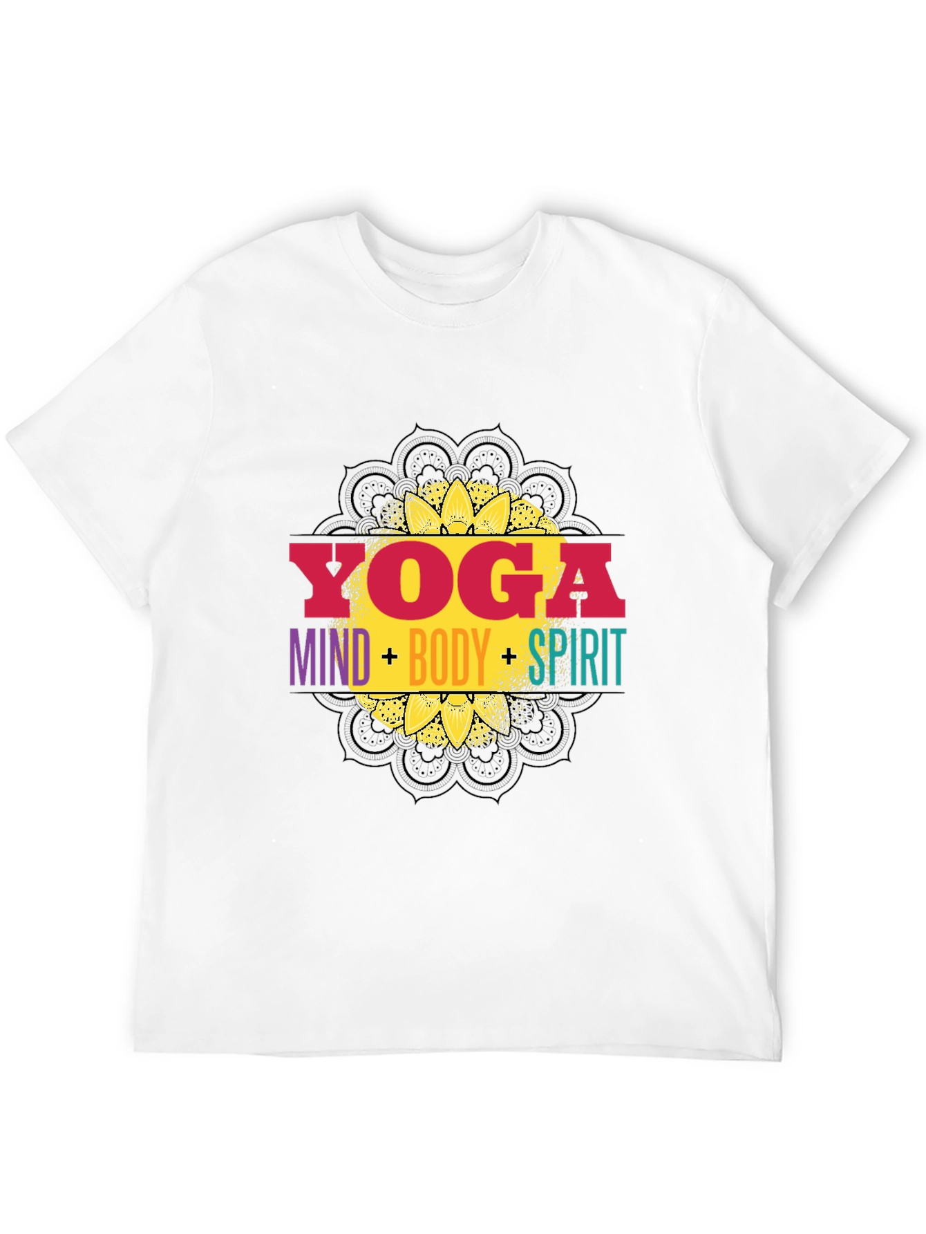 Yoga Mind Body Spirit Graphic Tee