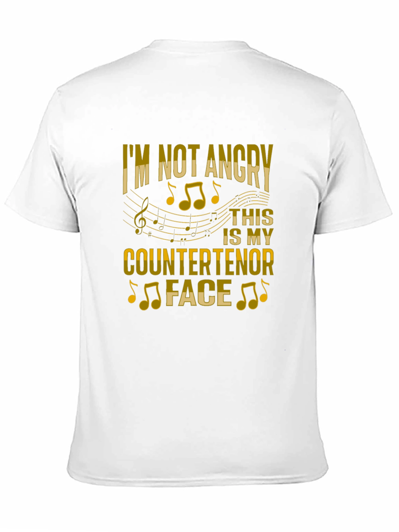 Countertenor Face T-Shirt - Music Lover Tee